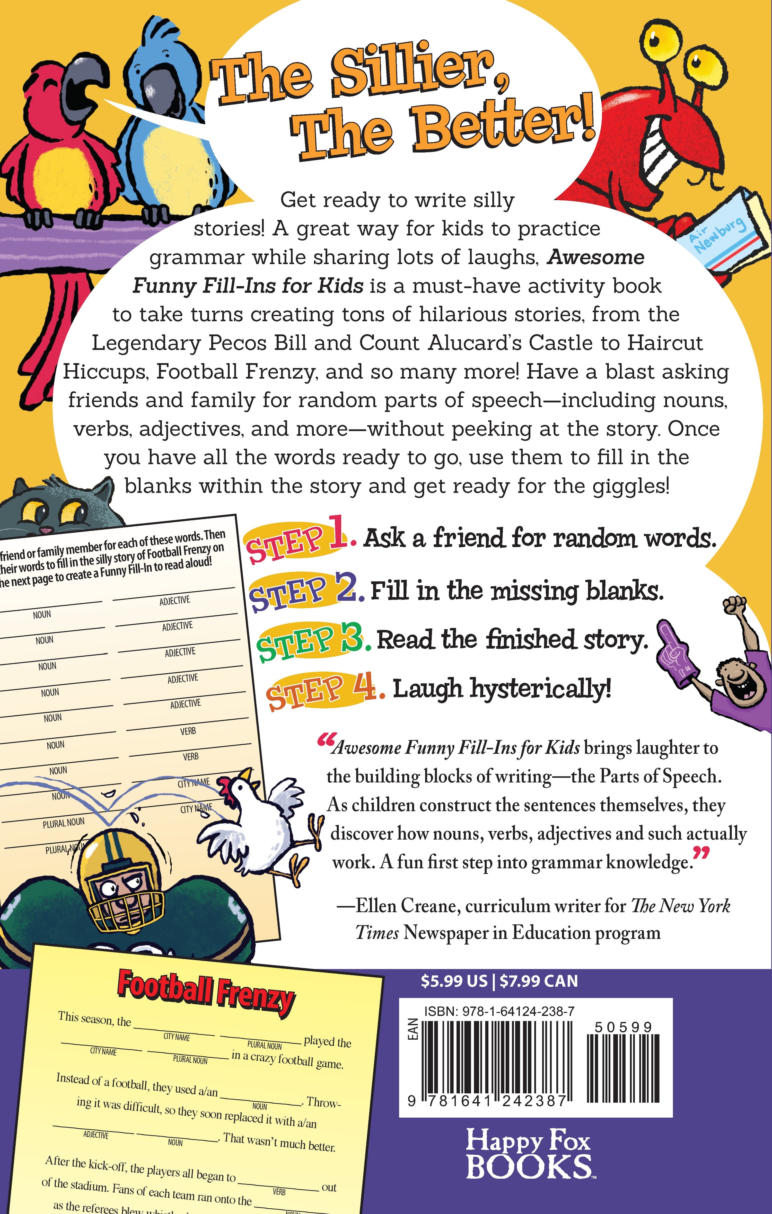 Awesome Funny Fill-Ins for Kids