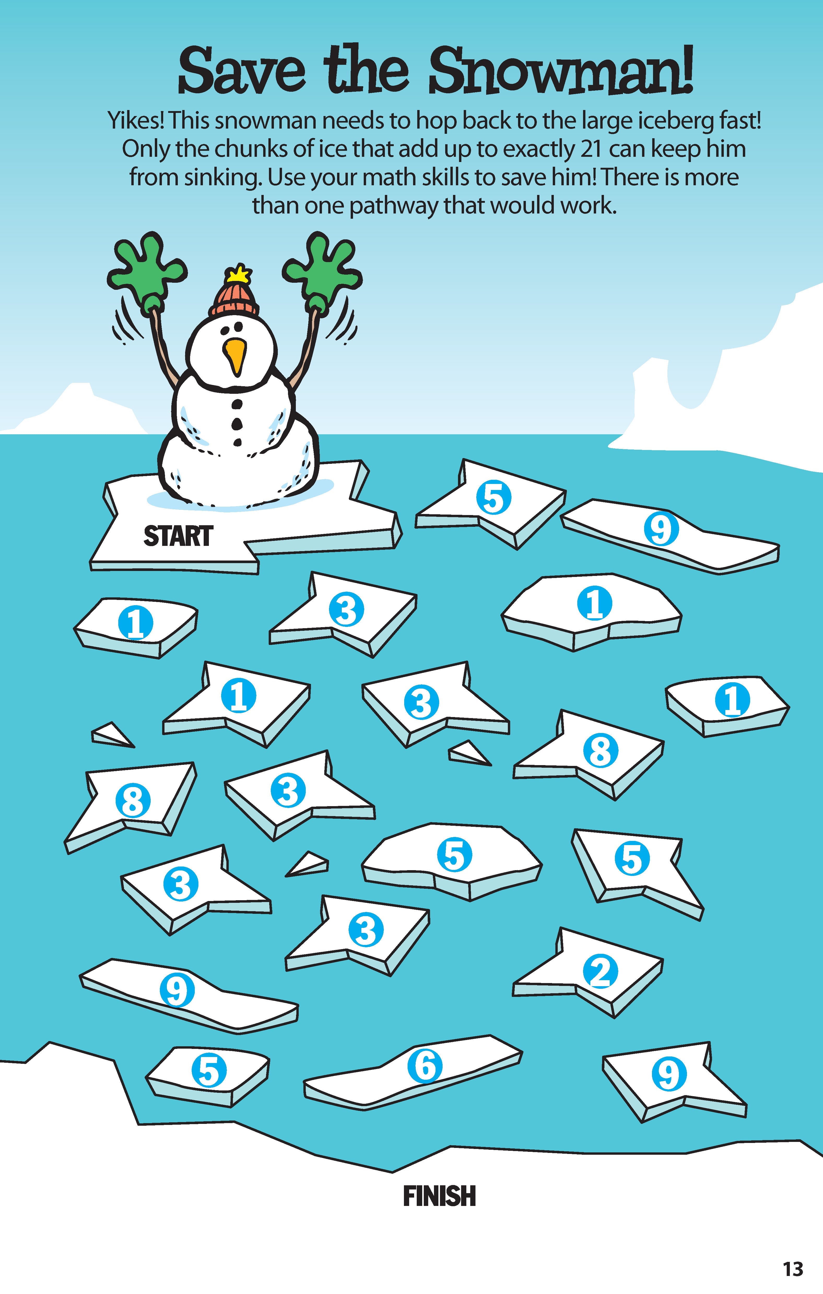 Sensational Snow Day Puzzles for Kids