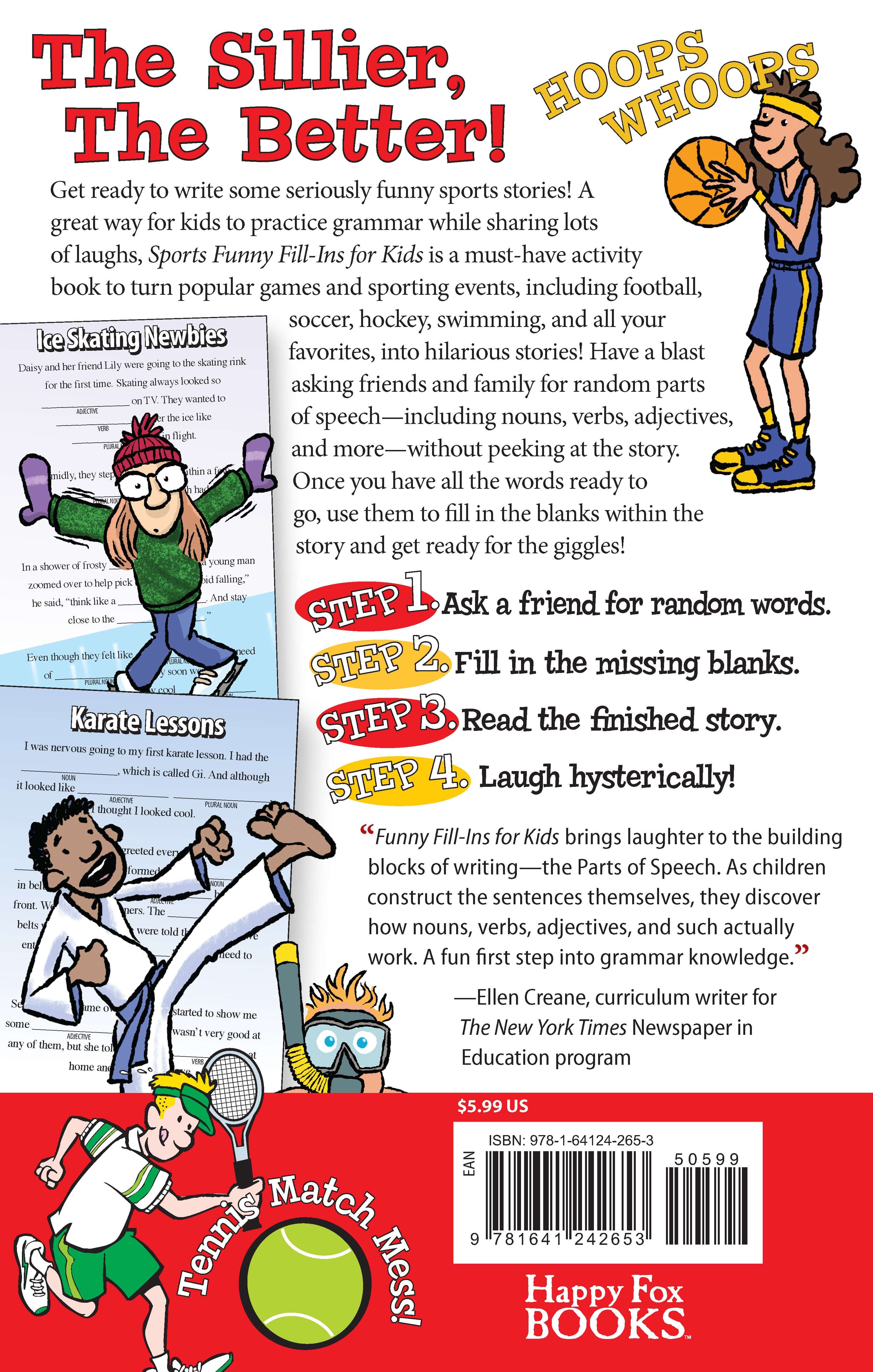 Sports Funny Fill-Ins for Kids