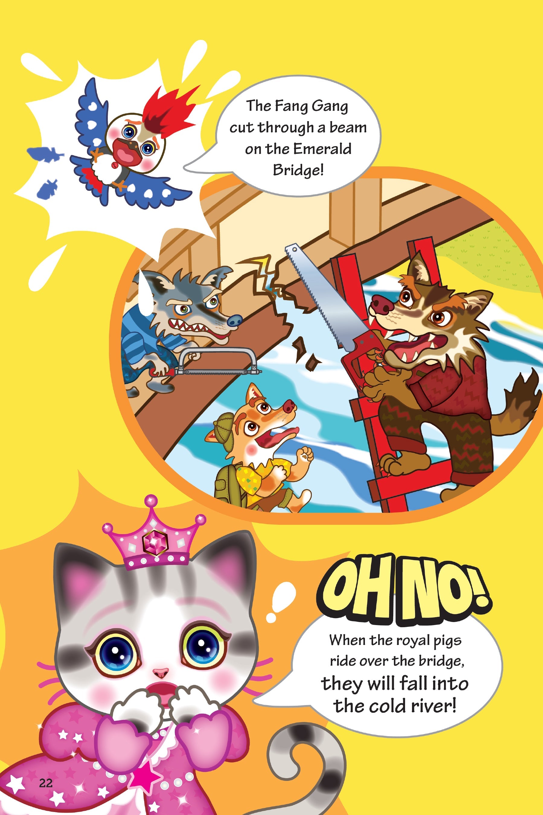 Ninja Kitties Trouble at the Bridge