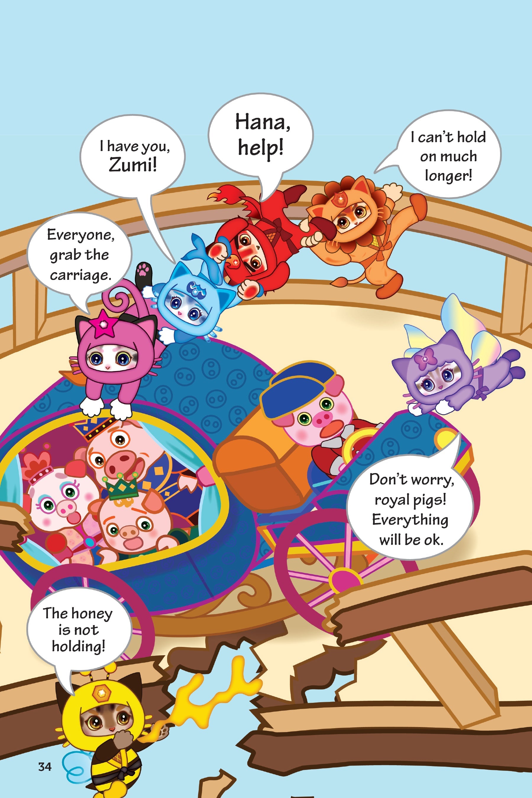 Ninja Kitties Trouble at the Bridge