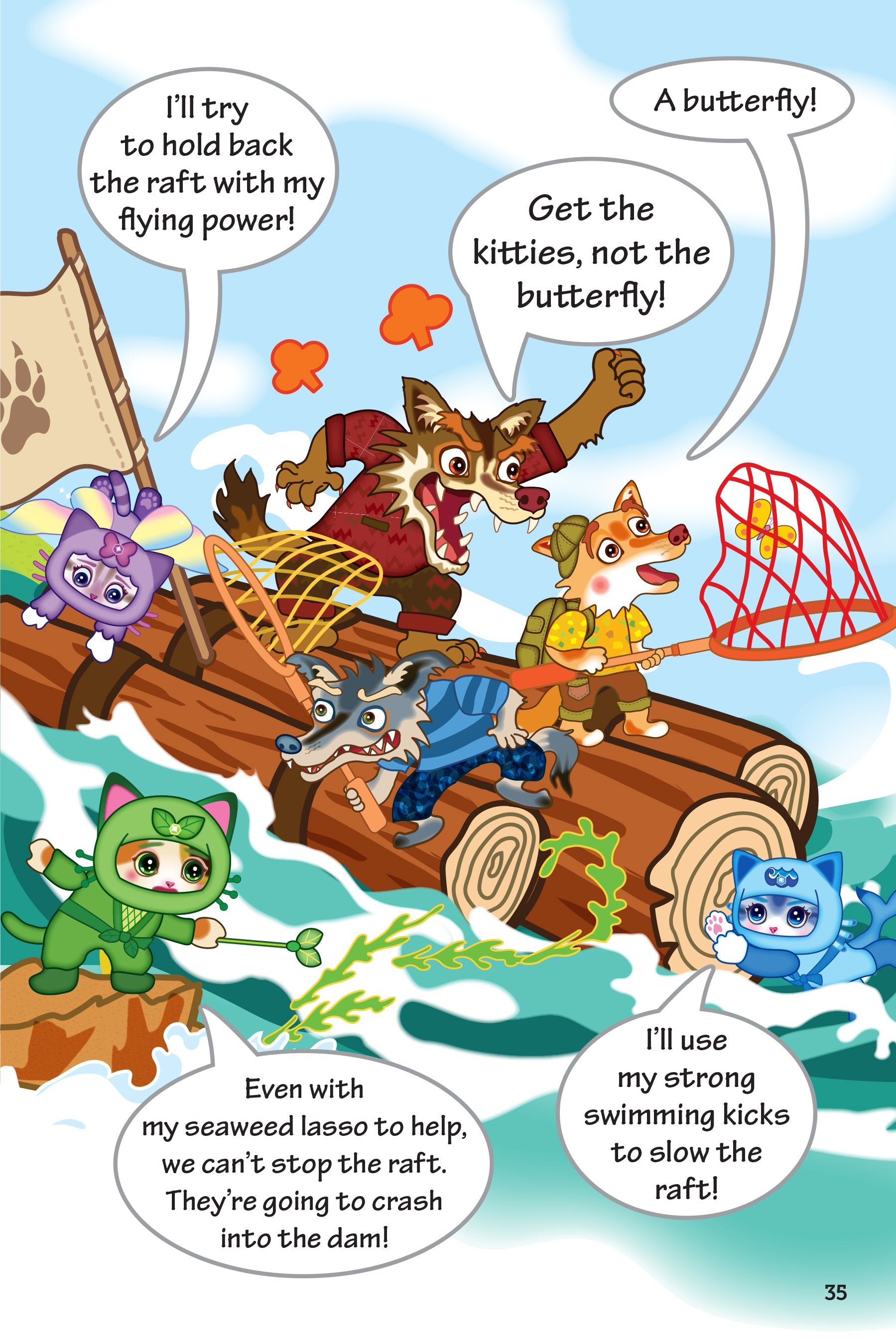 Ninja Kitties Kitlandia is in Danger!