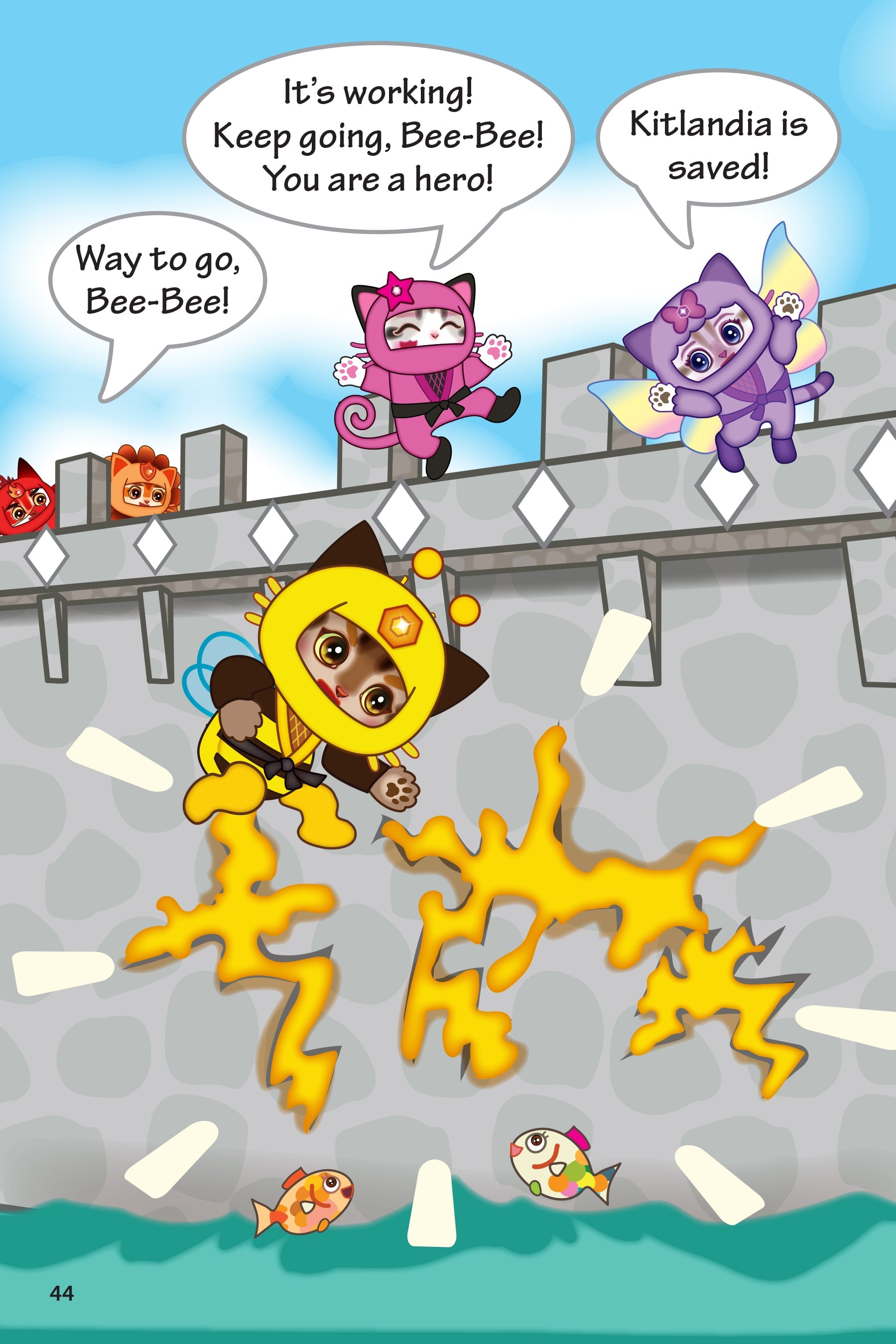 Ninja Kitties Kitlandia is in Danger!