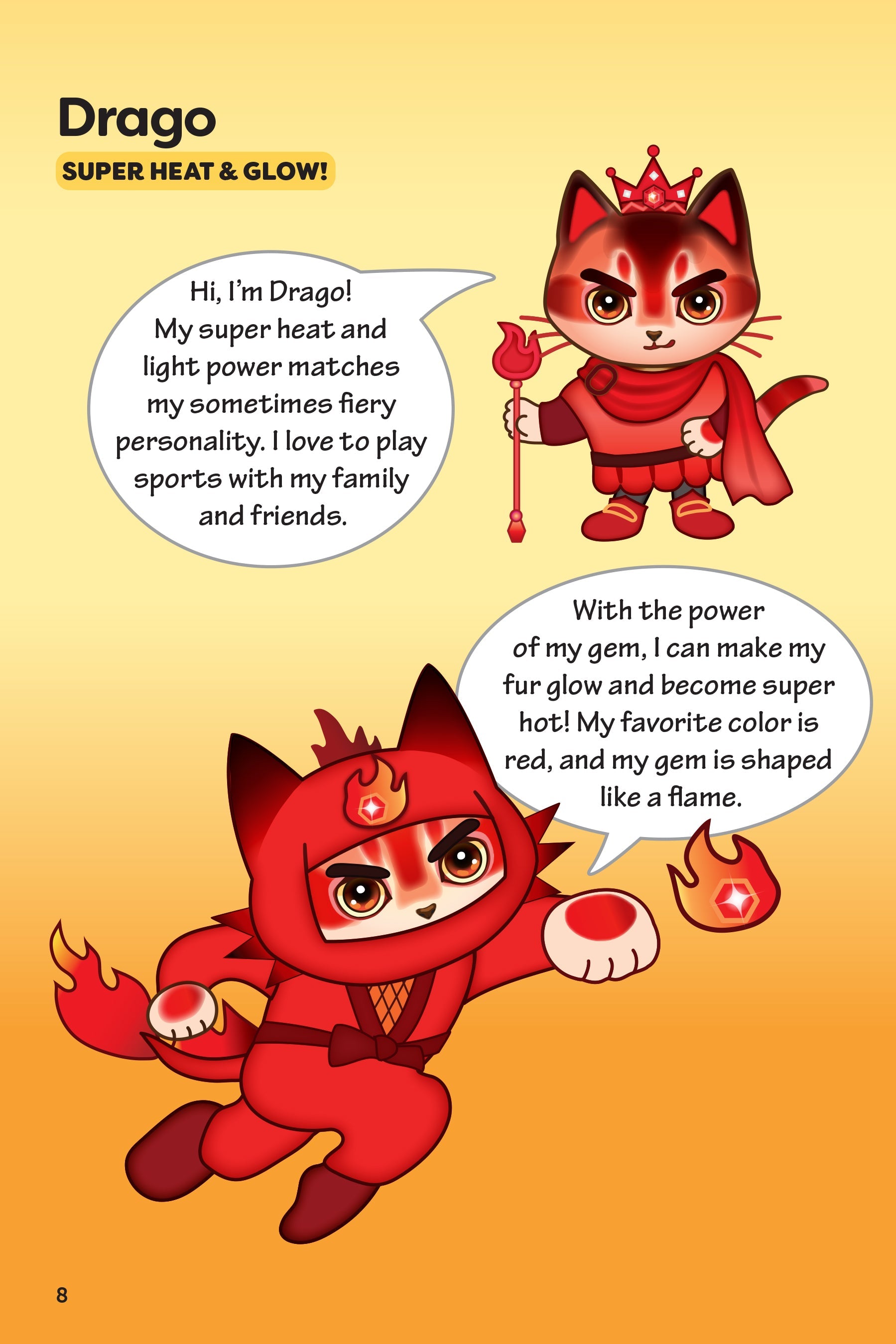 Ninja Kitties Fried Eggs and the Red Gem