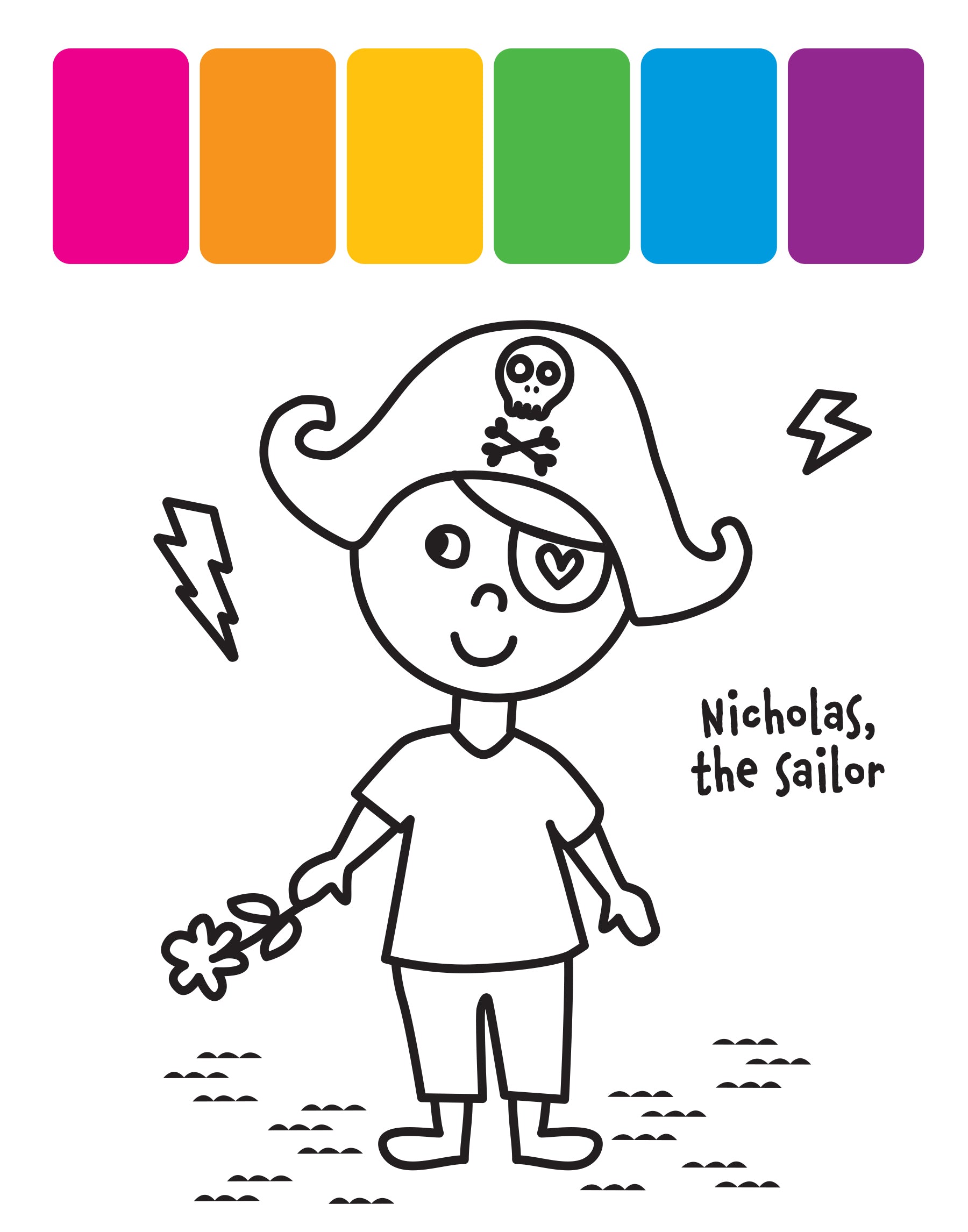 My First Painting Book: Playful Pirates