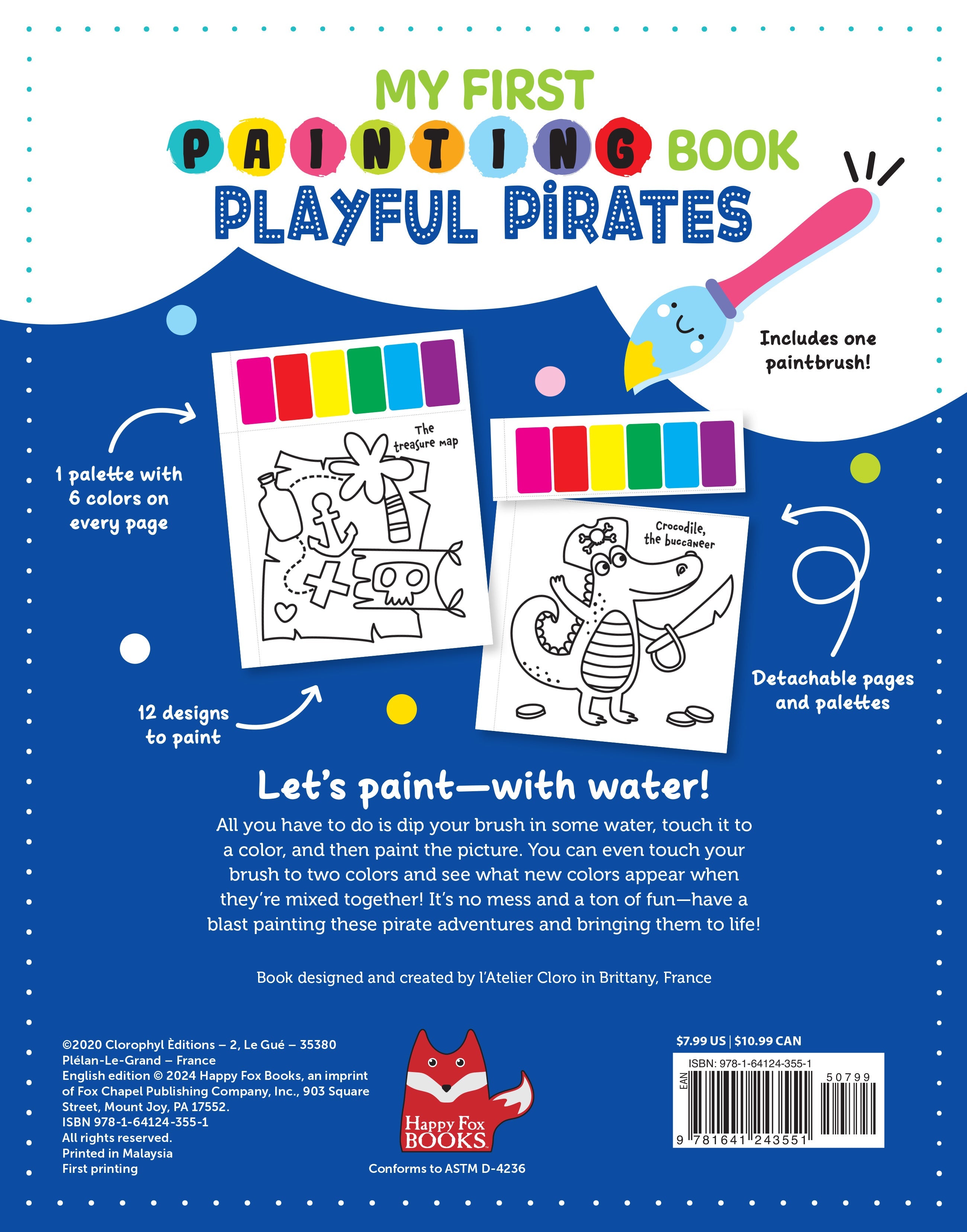 My First Painting Book: Playful Pirates
