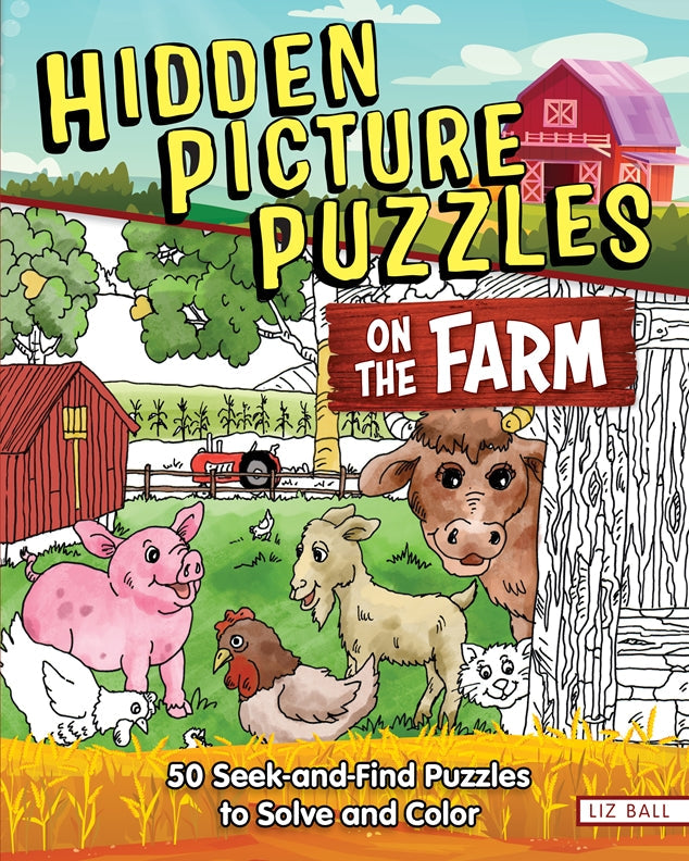 Cover of Hidden Picture Puzzles on the Farm – Paperback / softback, ISBN 9781641244183