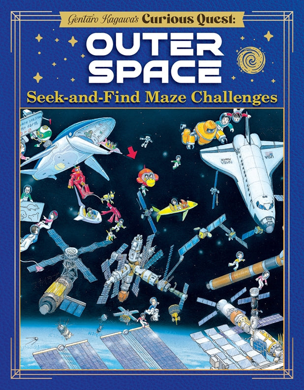 Cover of Gentaro Kagawa's Curious Quest: Outer Space – Hardback, ISBN 9781641244244