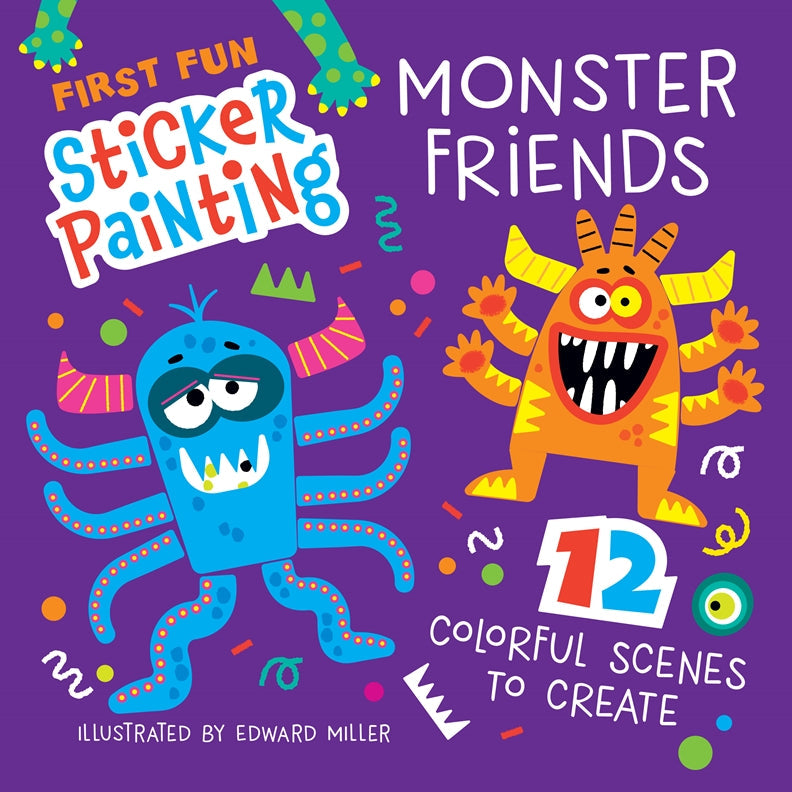 Cover of First Fun Sticker Painting: Monster Friends – Paperback / softback, ISBN 9781641244602