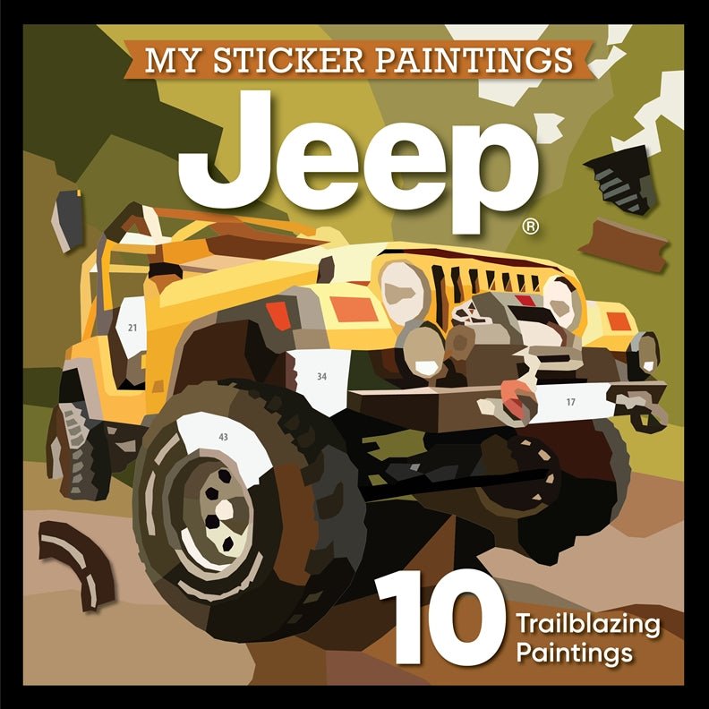 Cover of My Sticker Paintings: Jeep® – Paperback / softback, ISBN 9781641244688