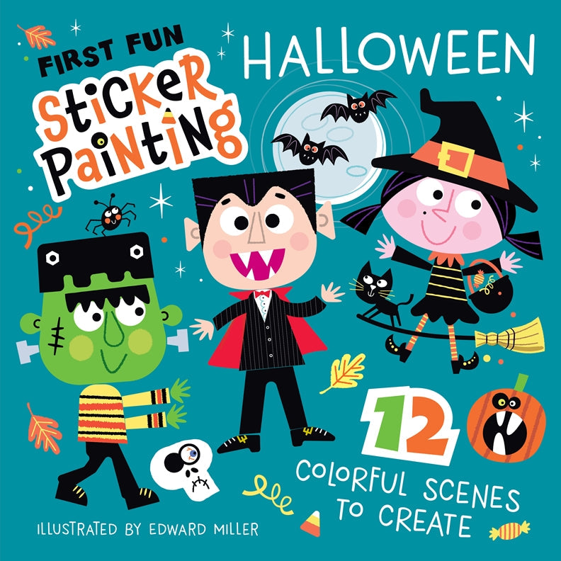 Cover of First Fun Sticker Painting: Halloween – Paperback / softback, ISBN 9781641245029