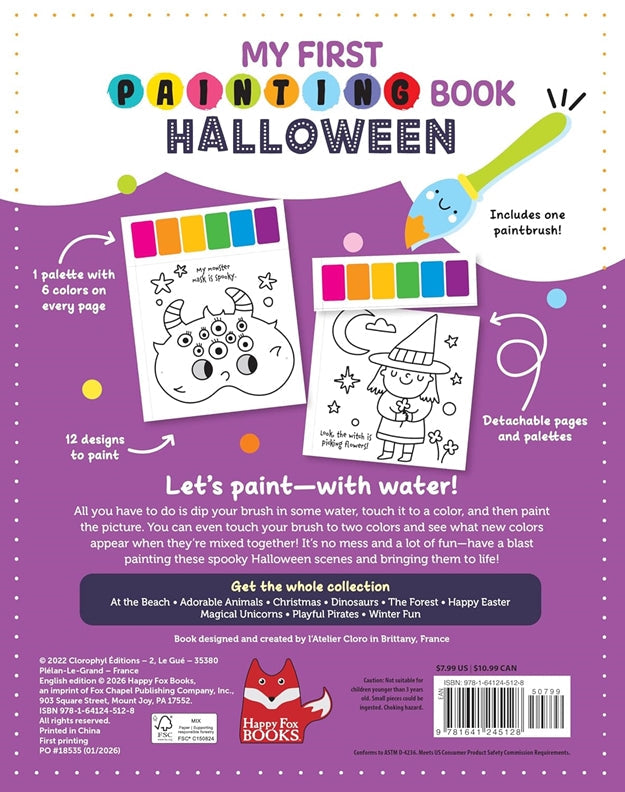 Inside My First Painting Book: Halloween – Paperback / softback, ISBN 9781641245128