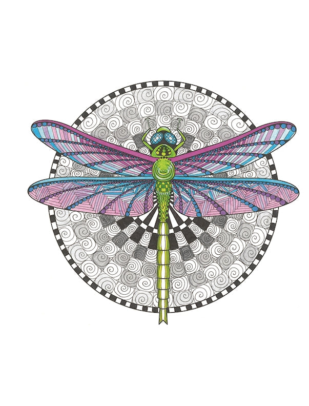 Cover of TangleEasy Guided Journal Dragonfly – Hardback, ISBN 9781641780087
