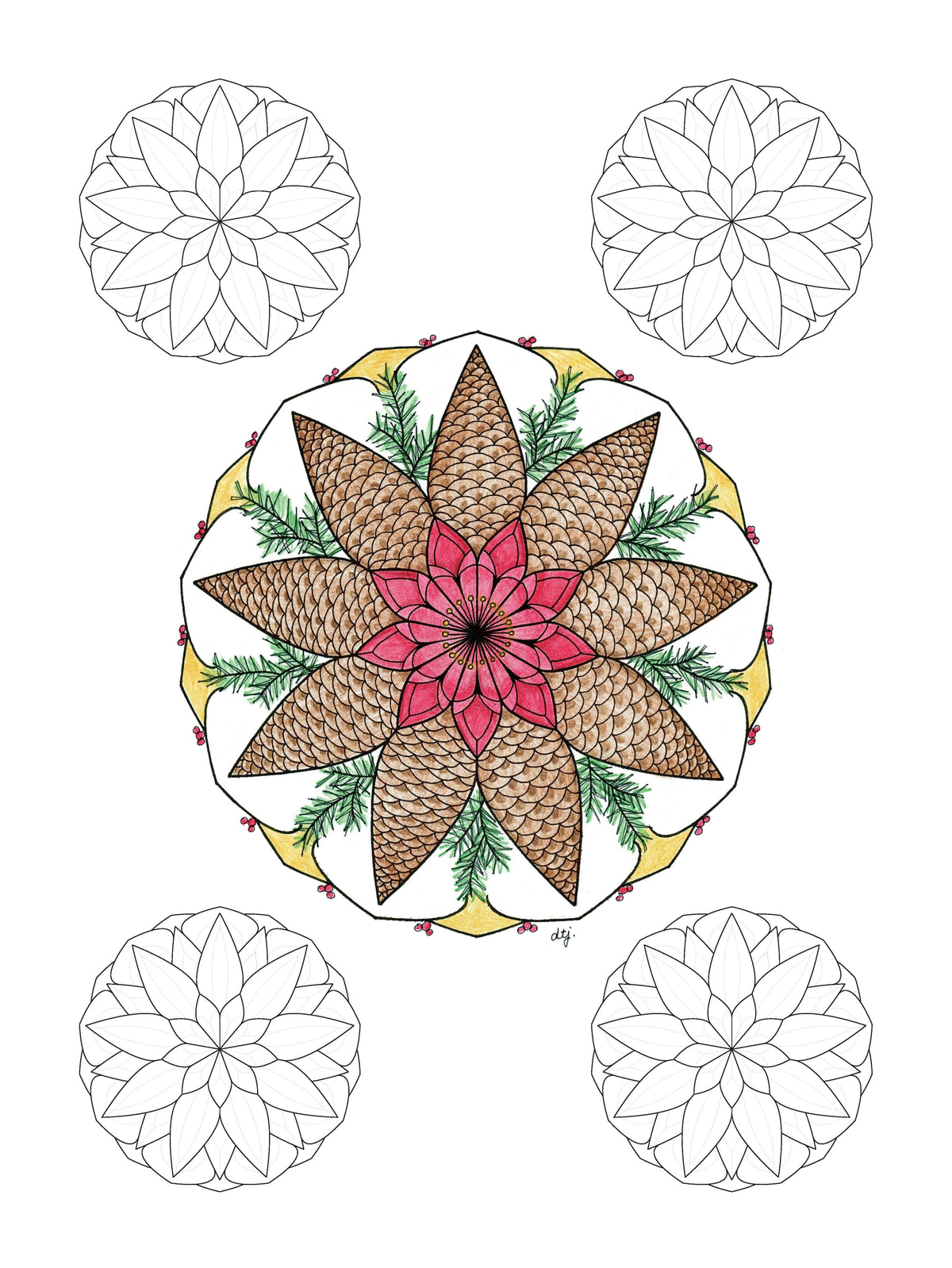 TangleEasy Guided Journal Mandala