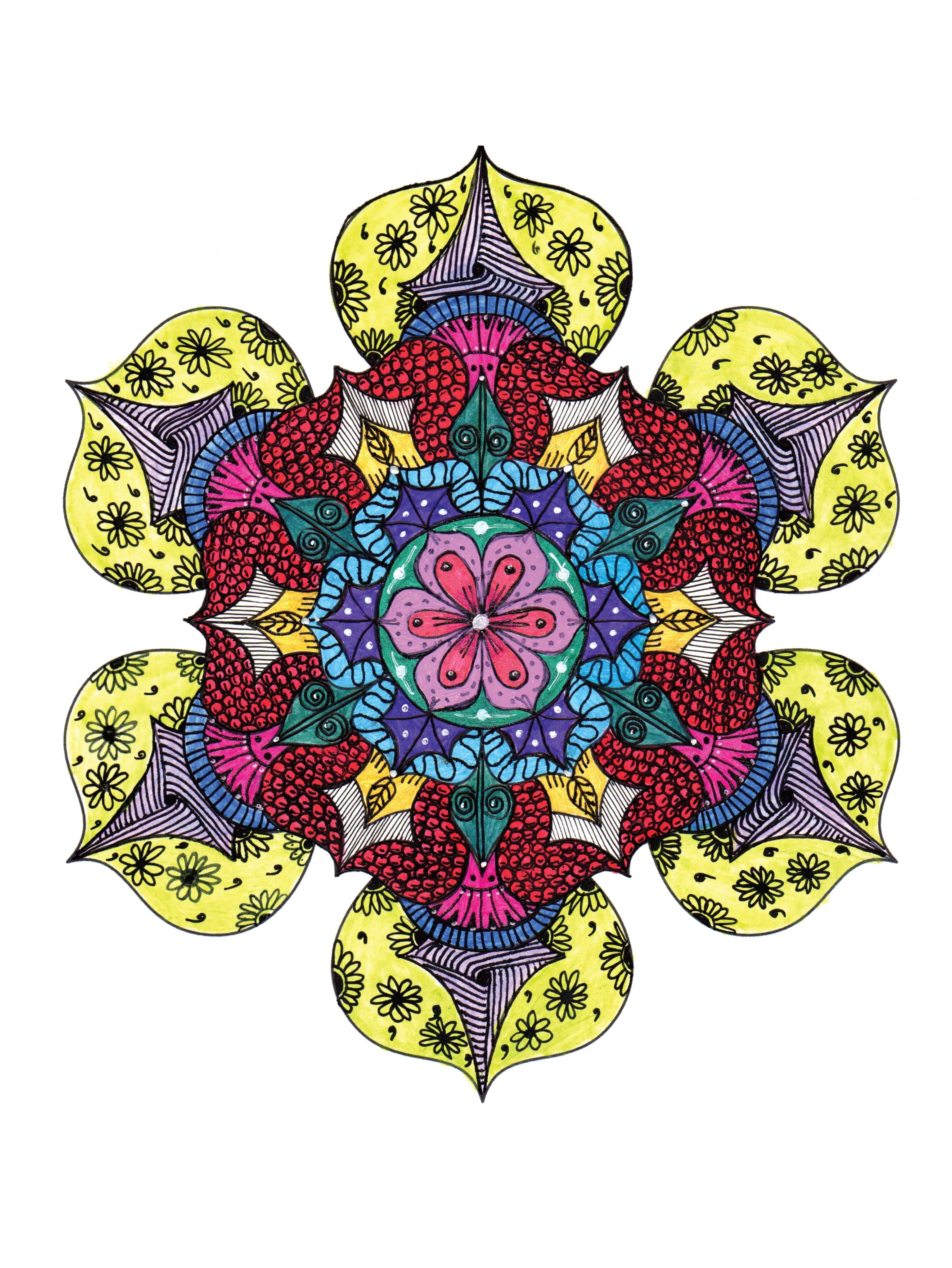 TangleEasy Guided Journal Mandala