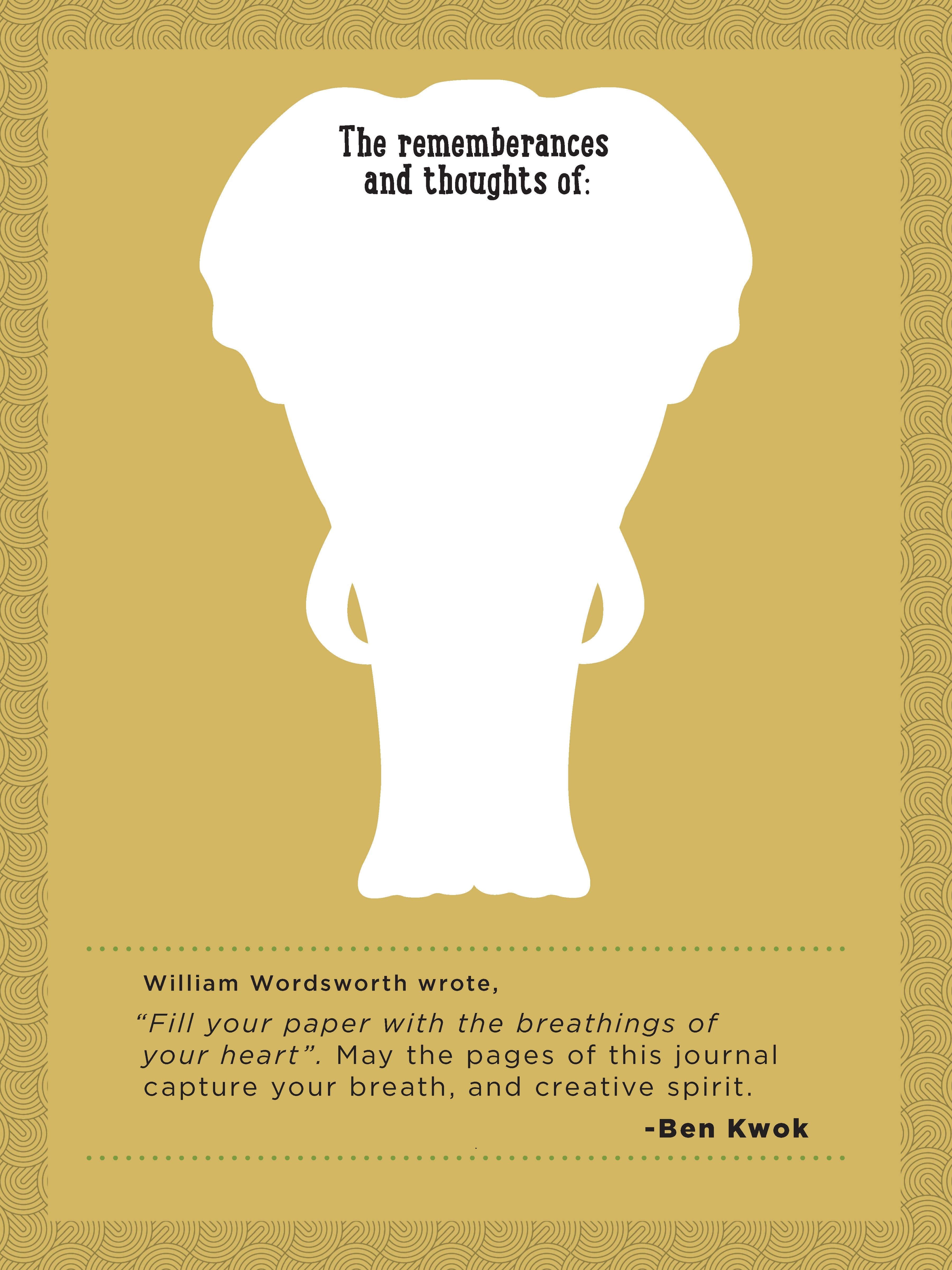 TangleEasy Lined Journal Elephant