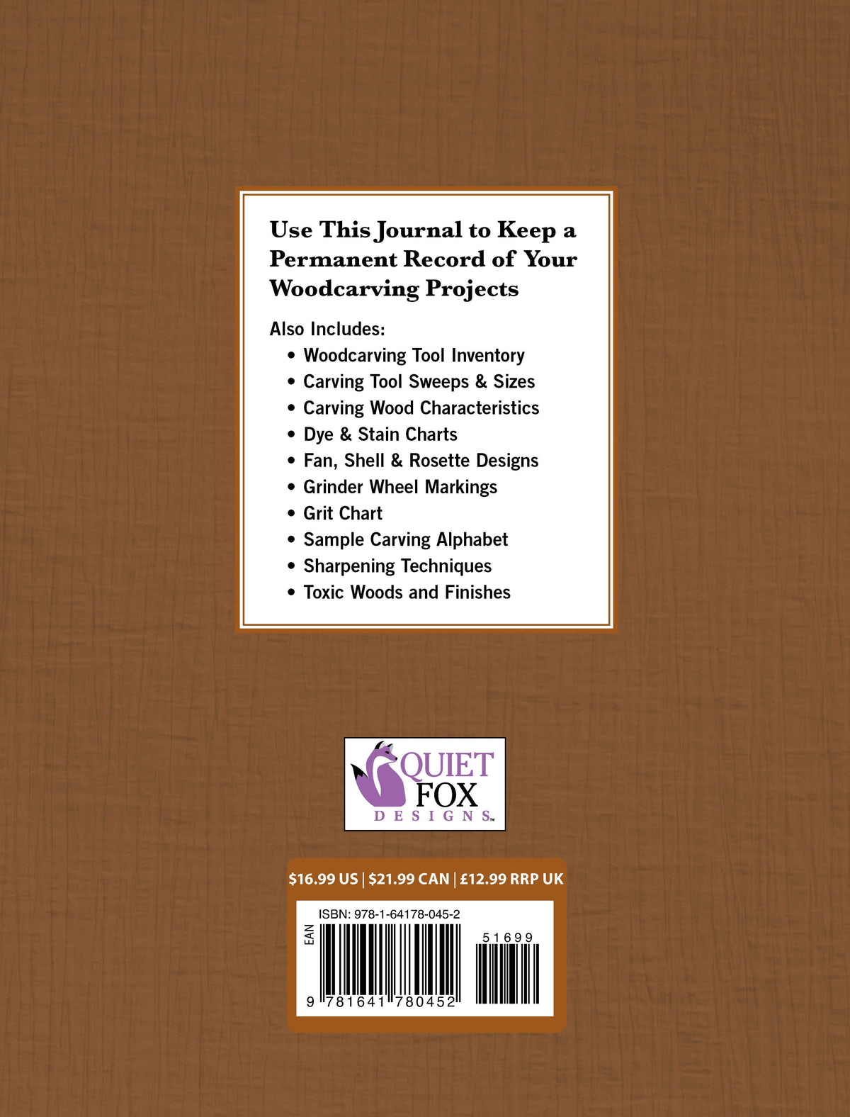 Woodcarvers Shop Journal