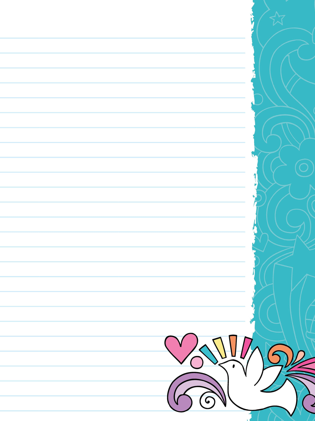 Notebook Doodles Peace Love and Music Guided Journal