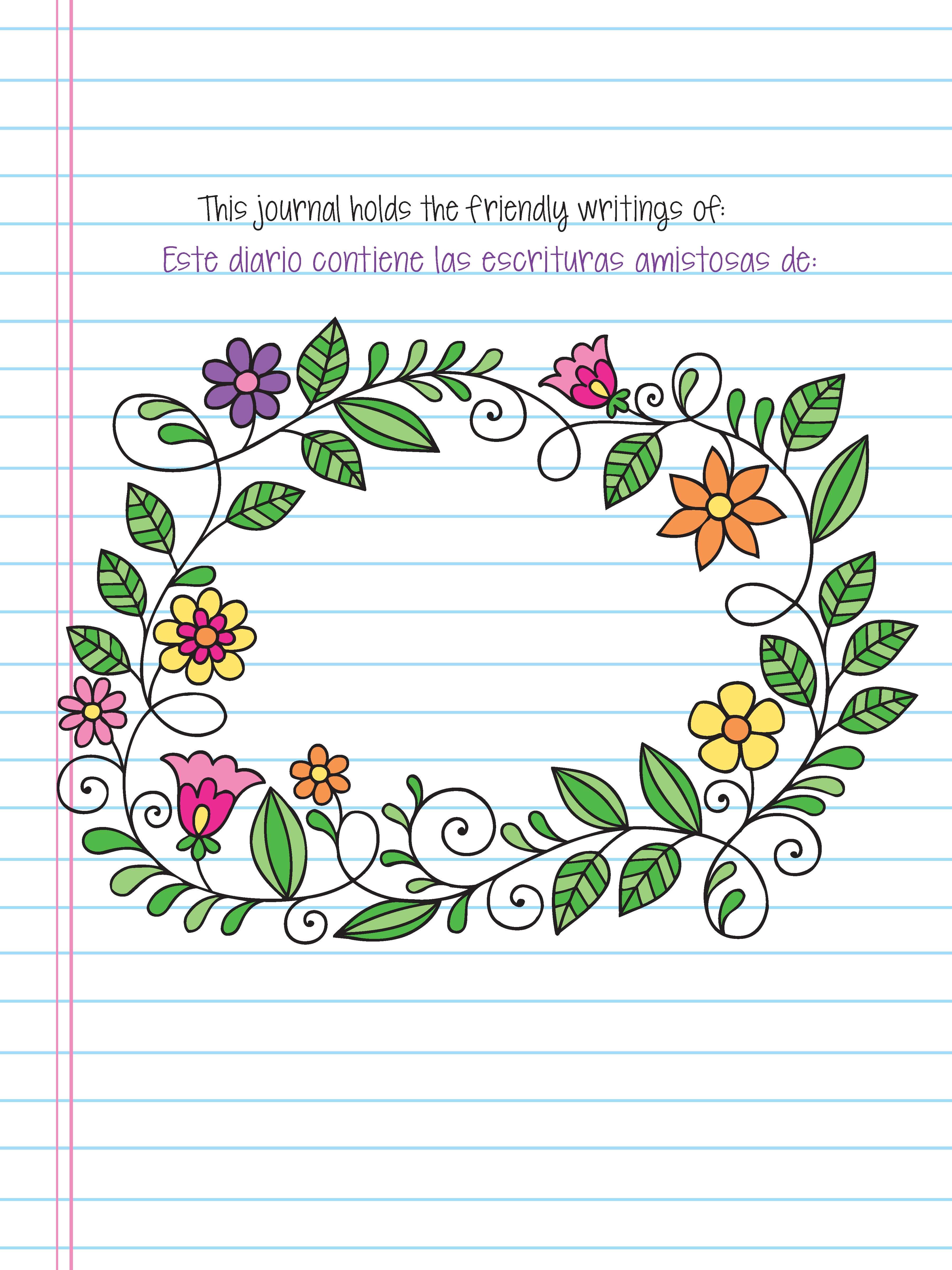 Notebook Doodles My Friendship Journal/Mi Diario de Amistad