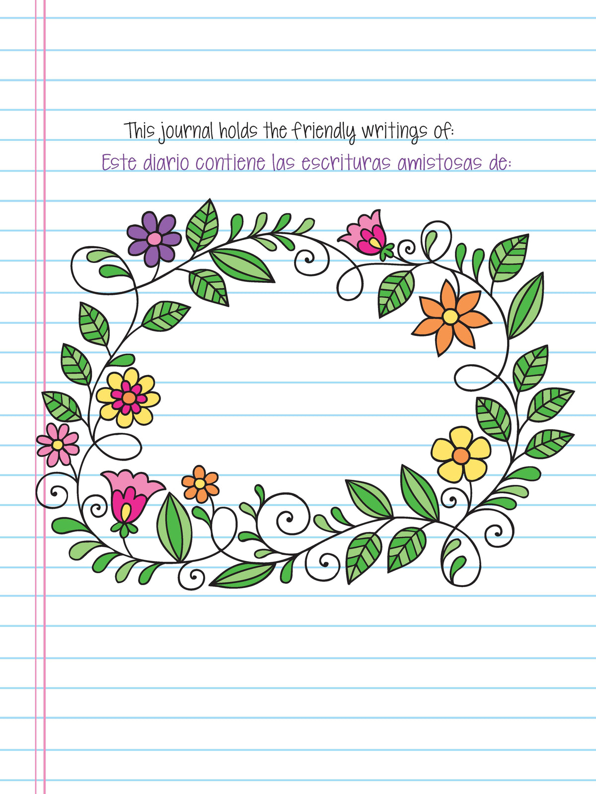 Notebook Doodles My Friendship Journal/Mi Diario de Amistad