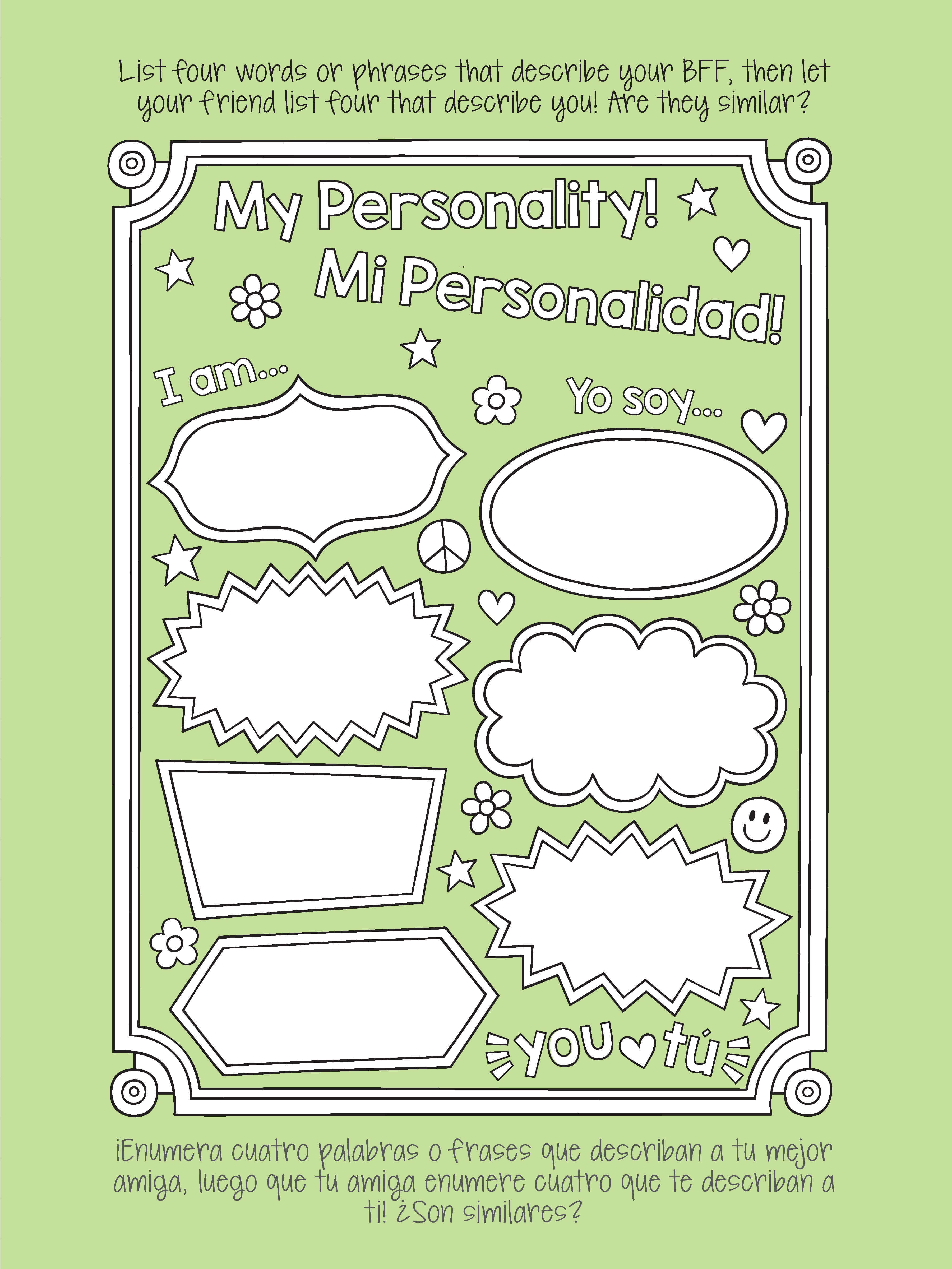 Notebook Doodles My Friendship Journal/Mi Diario de Amistad