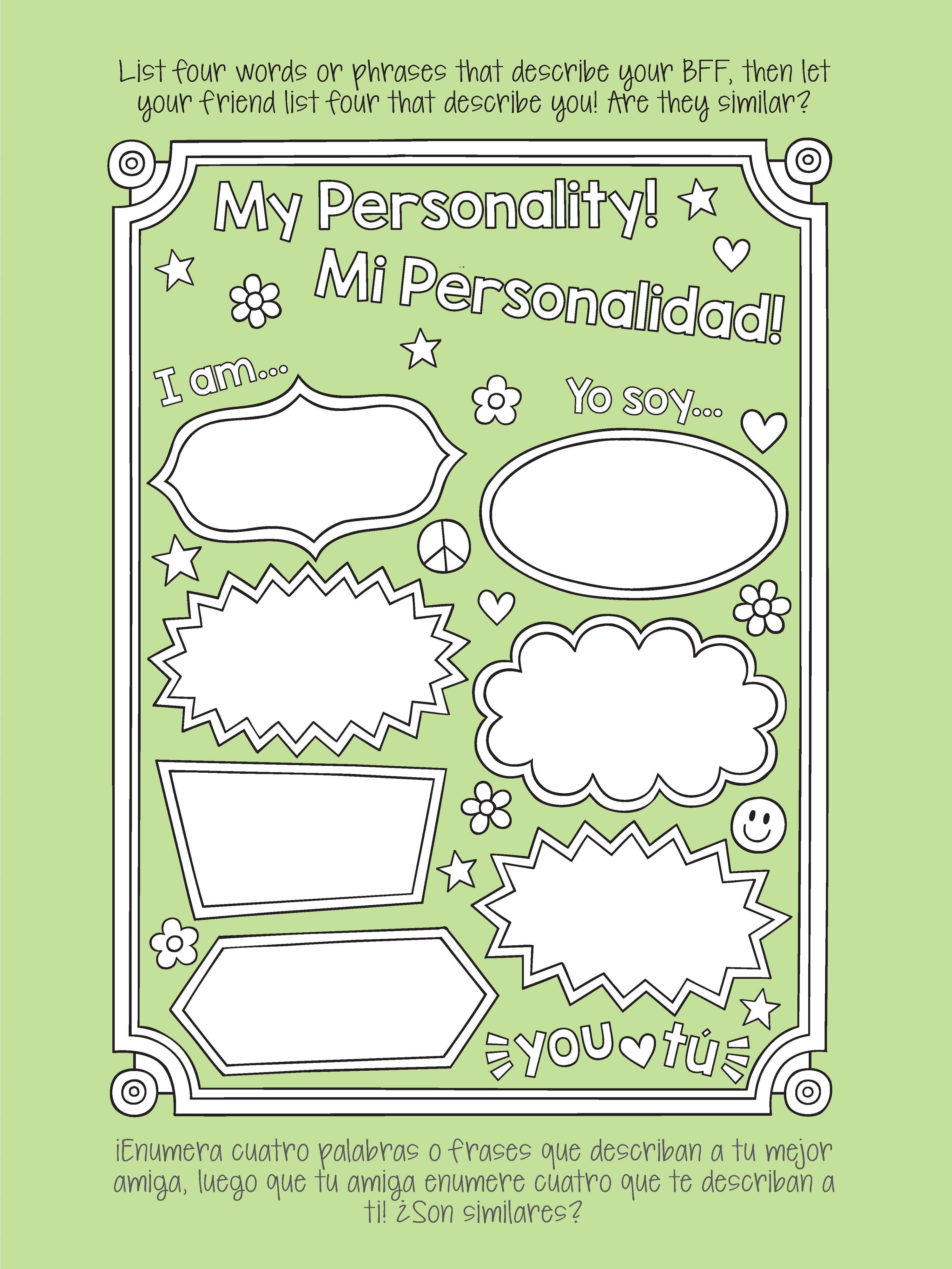 Notebook Doodles My Friendship Journal/Mi Diario de Amistad