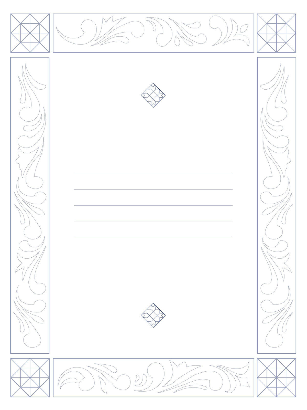 God Bless America Lined Journal