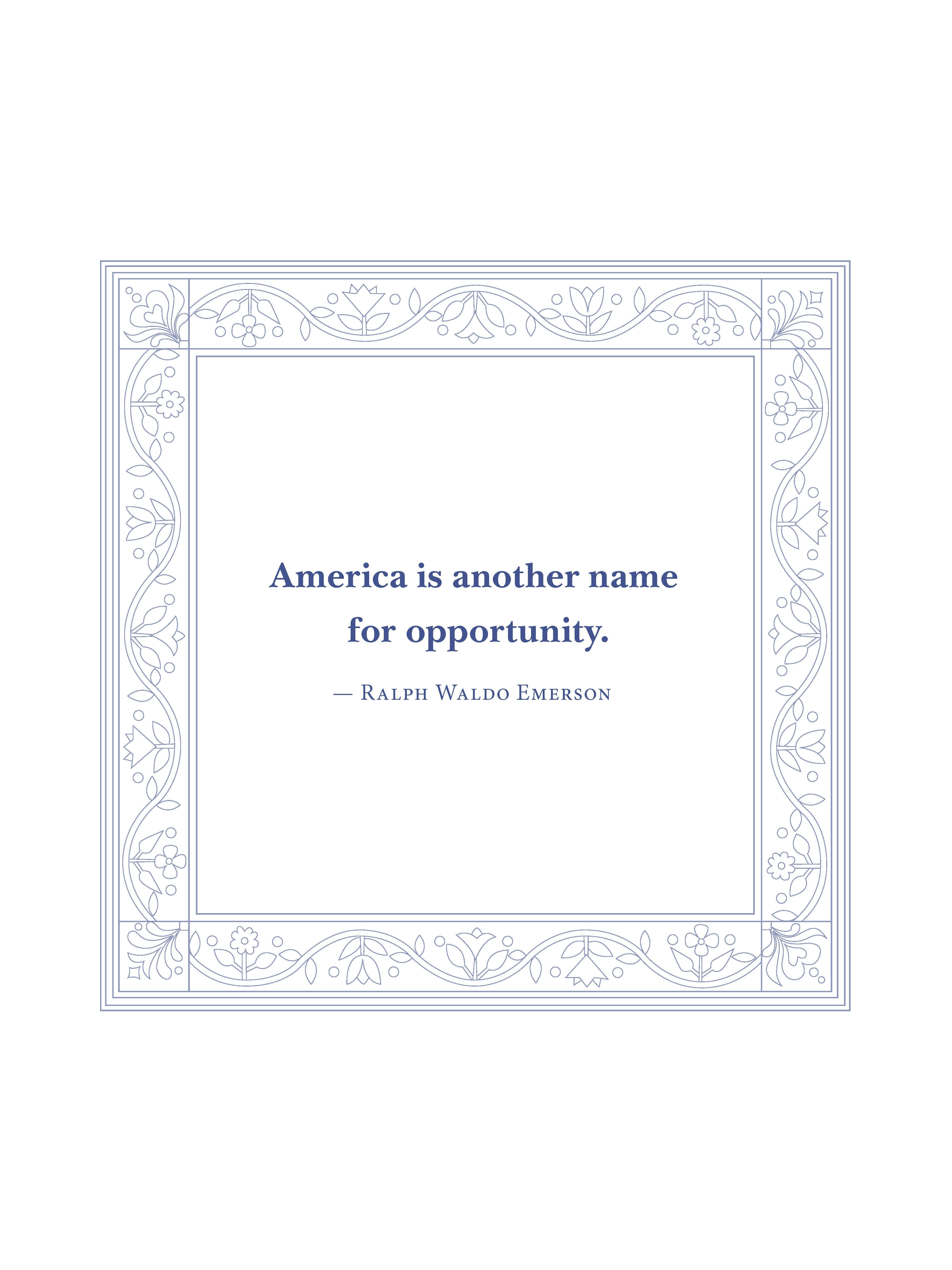 God Bless America Lined Journal