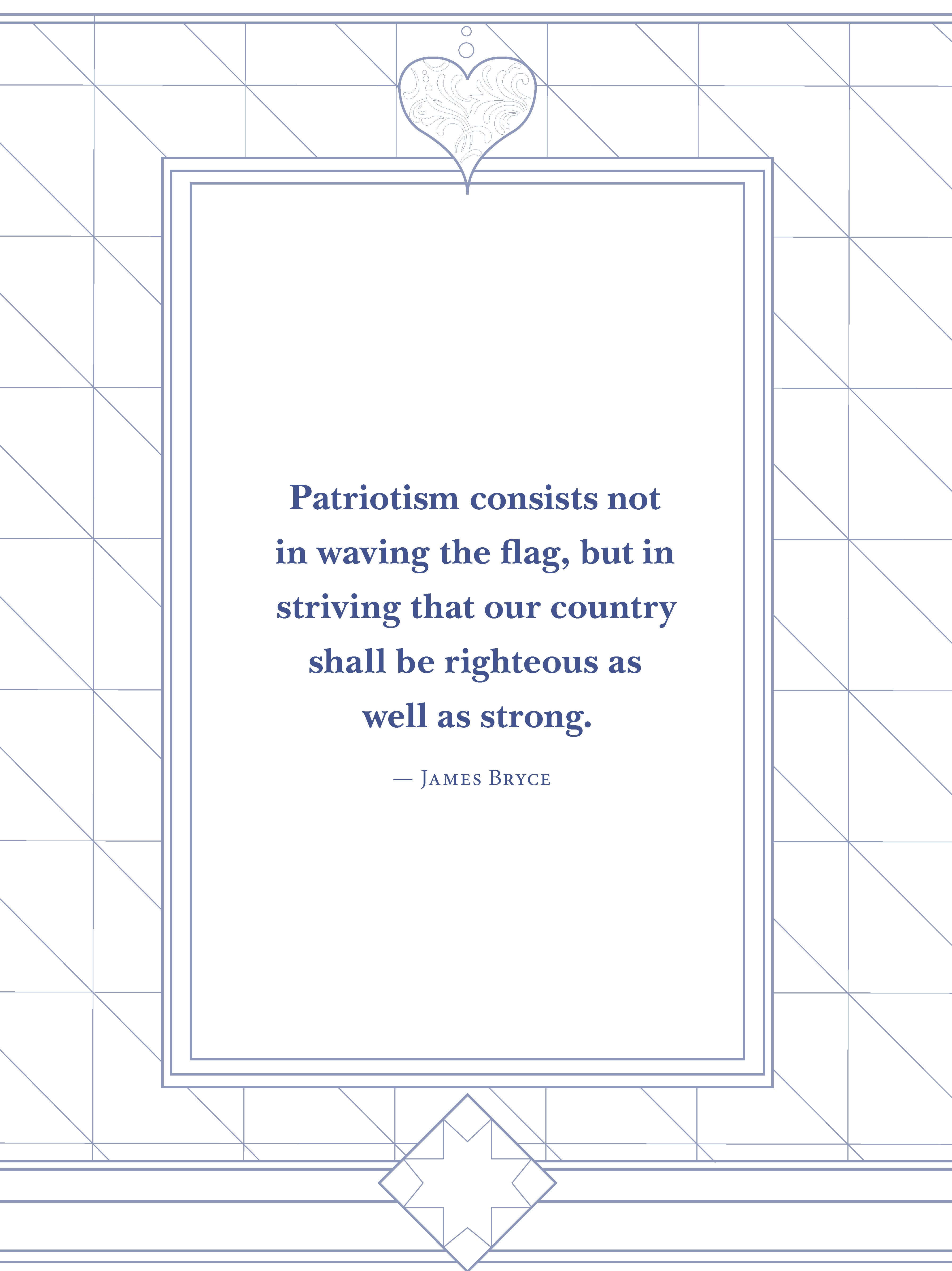 God Bless America Lined Journal