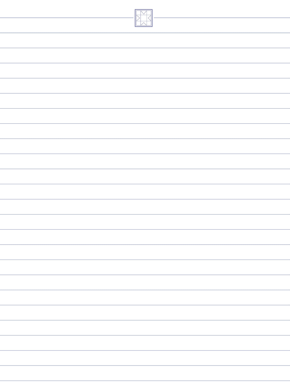 God Bless America Lined Journal