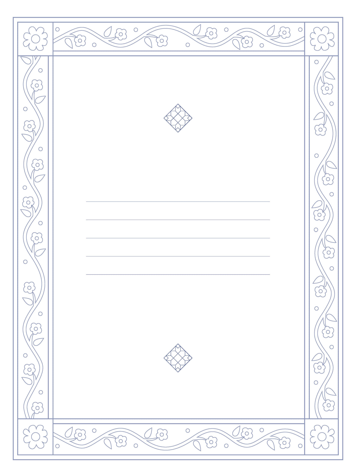 Thankful, Grateful, Blessed Lined Journal