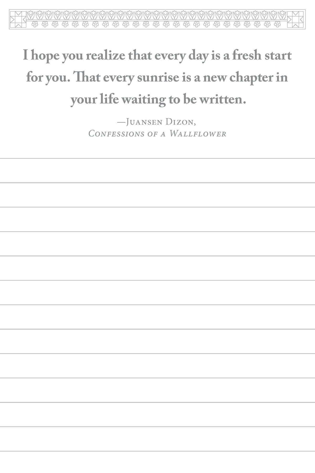 Its a New Day Mini Notebook