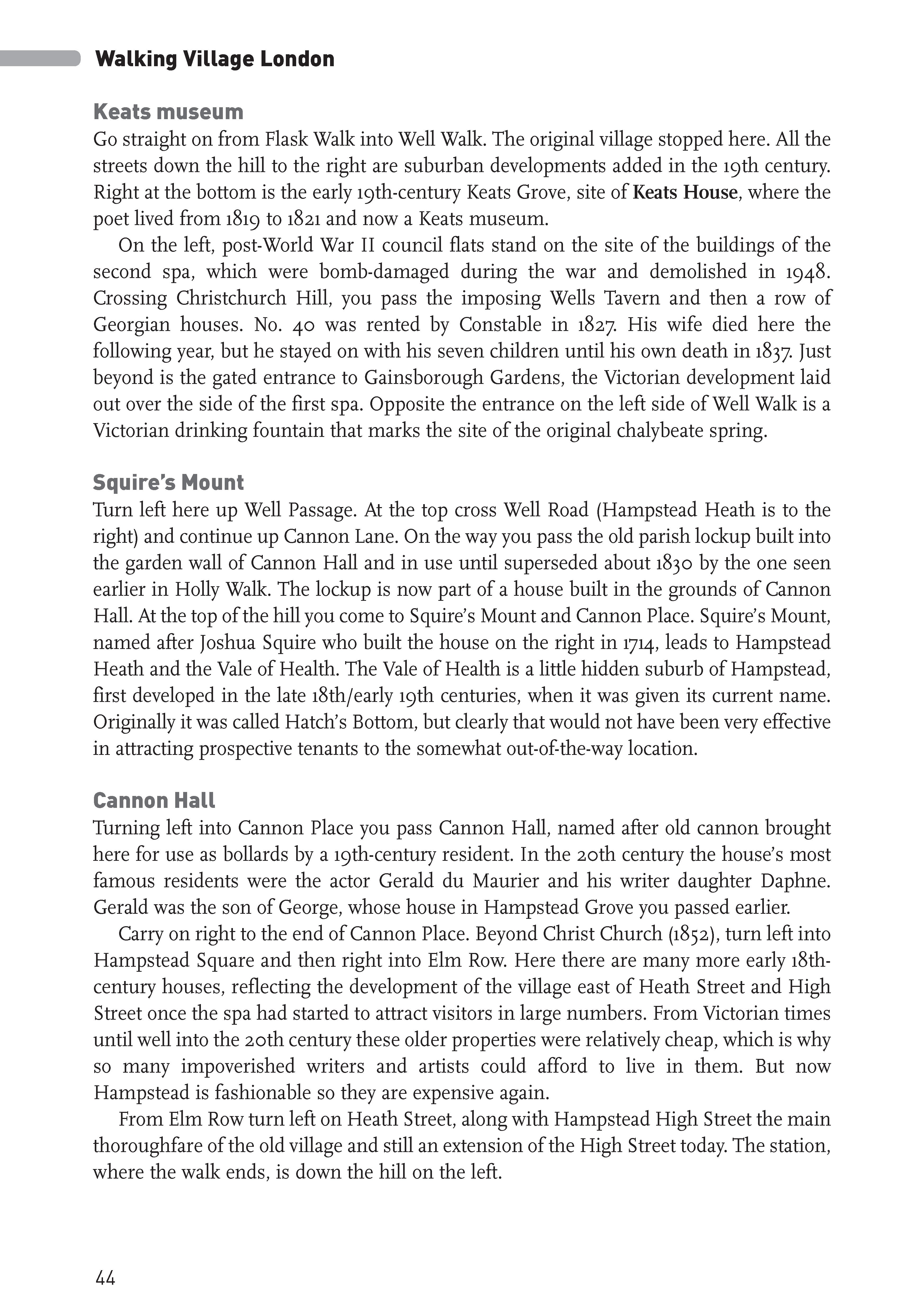 Walking Village London