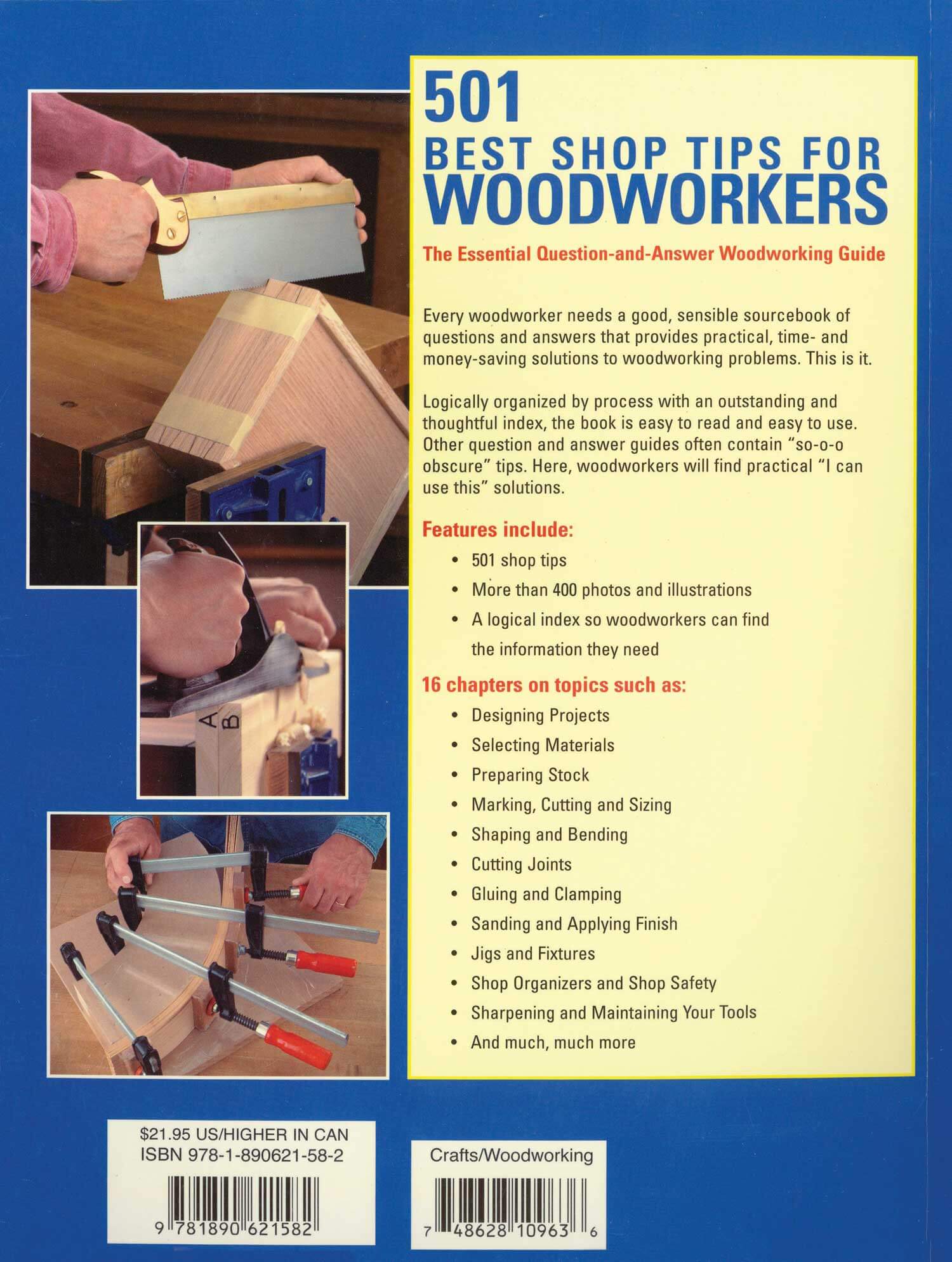 501 Best Shop Tips for Woodworkers