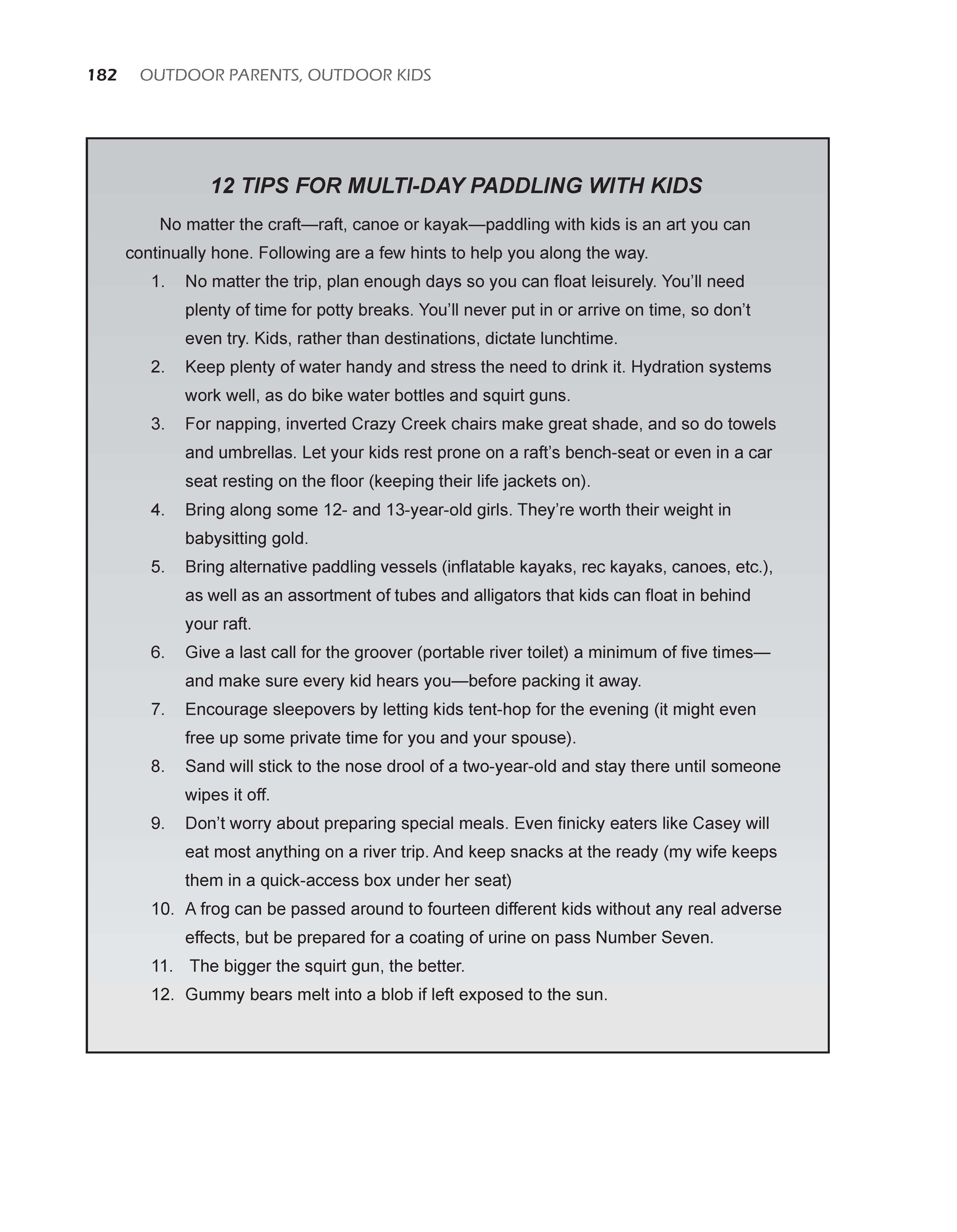 Outdoor Parents, Outdoor Kids