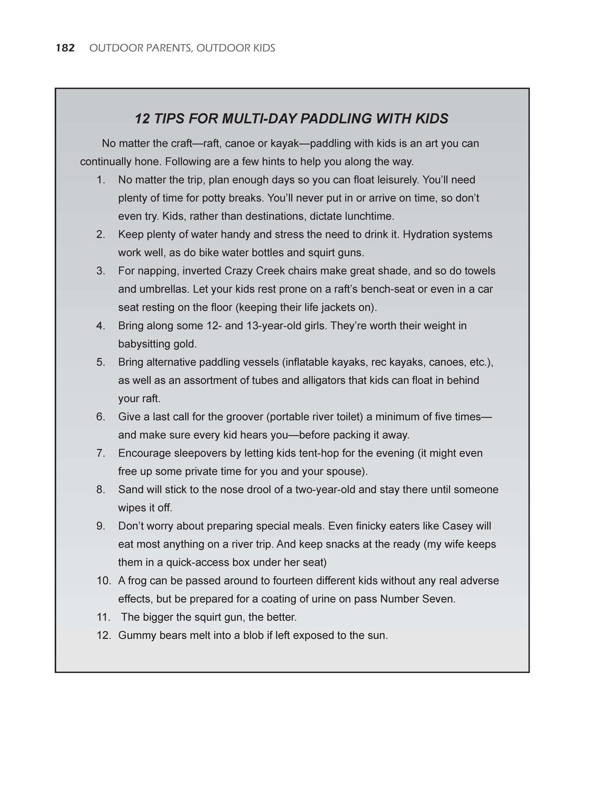 Outdoor Parents, Outdoor Kids