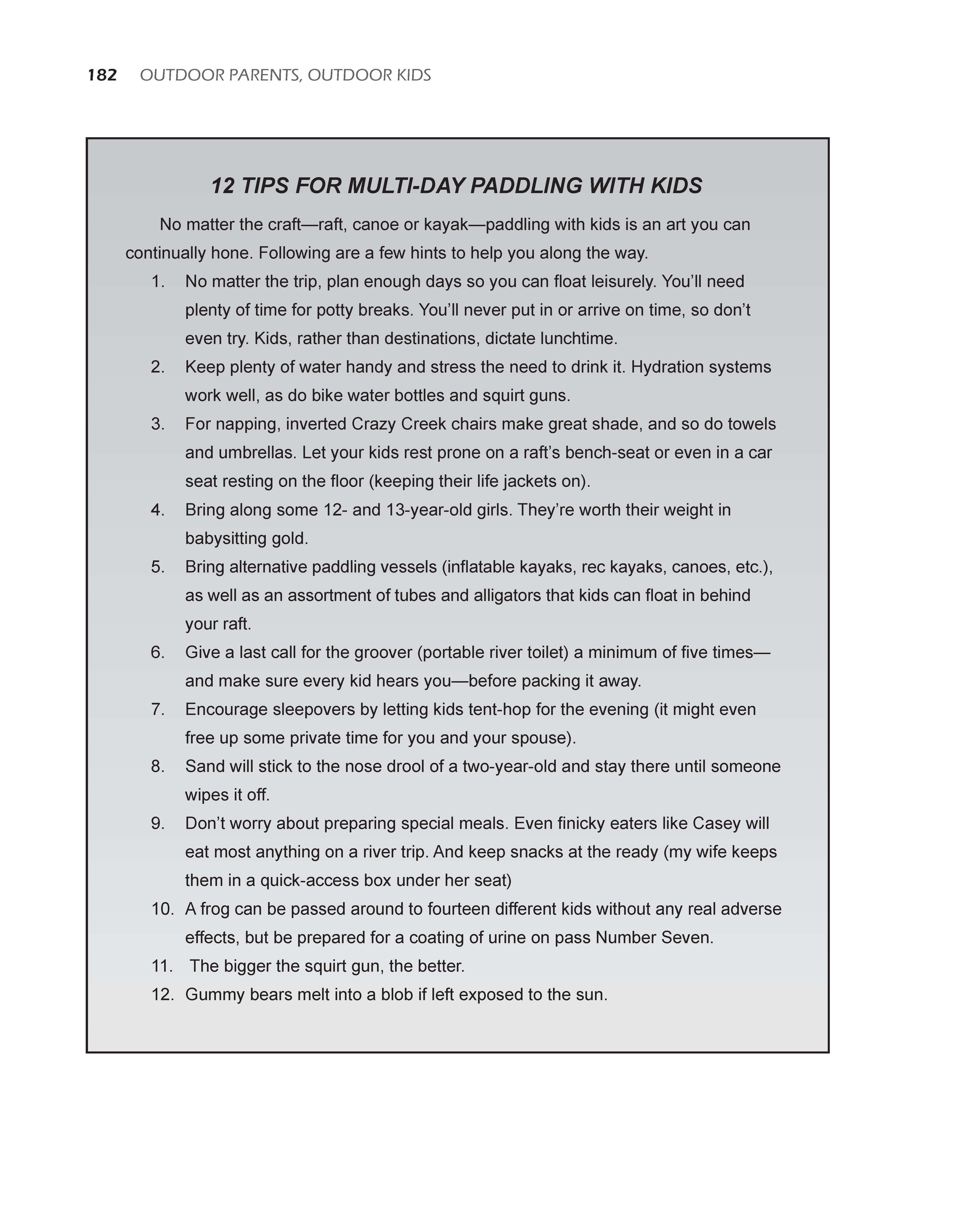 Outdoor Parents, Outdoor Kids