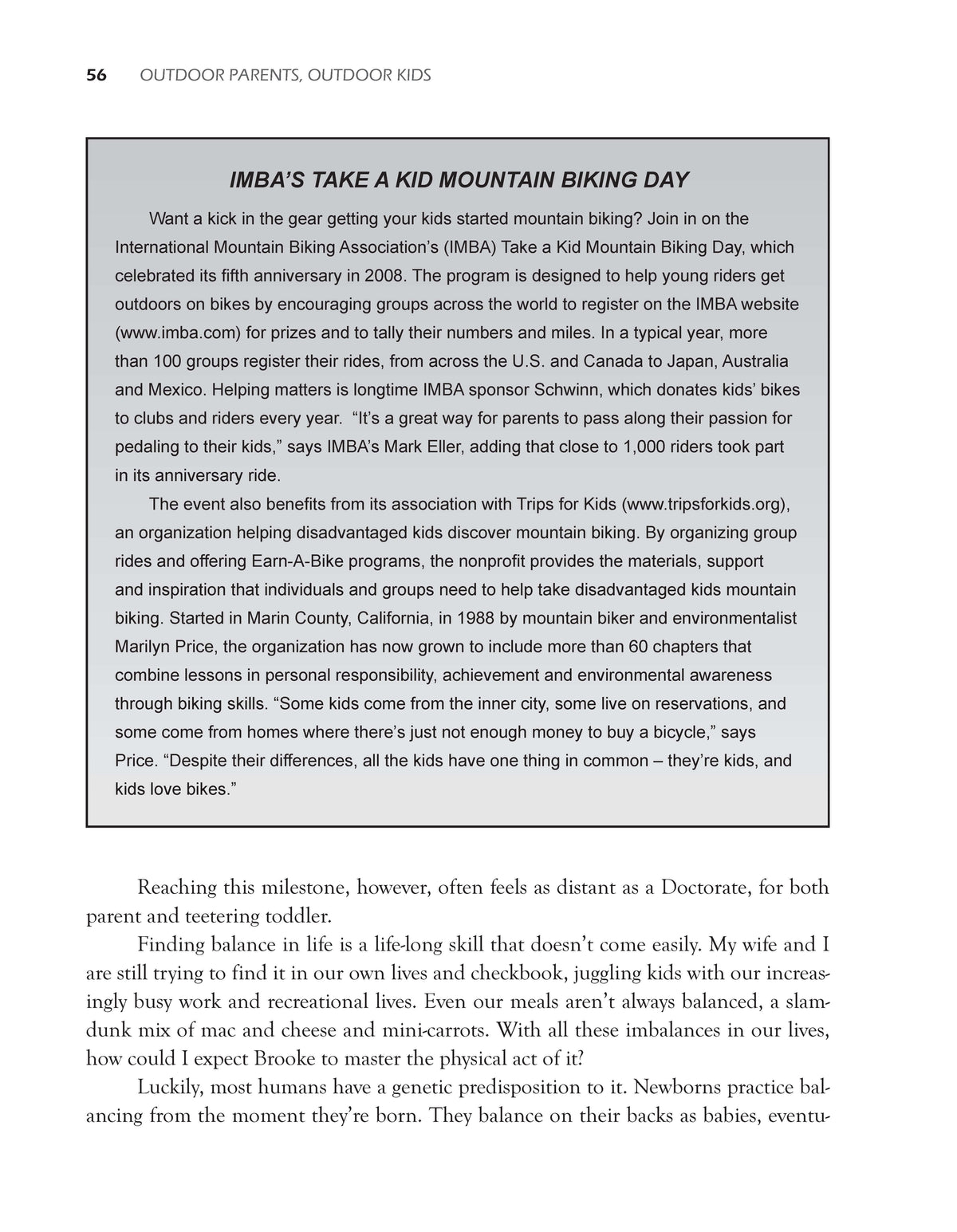 Outdoor Parents, Outdoor Kids
