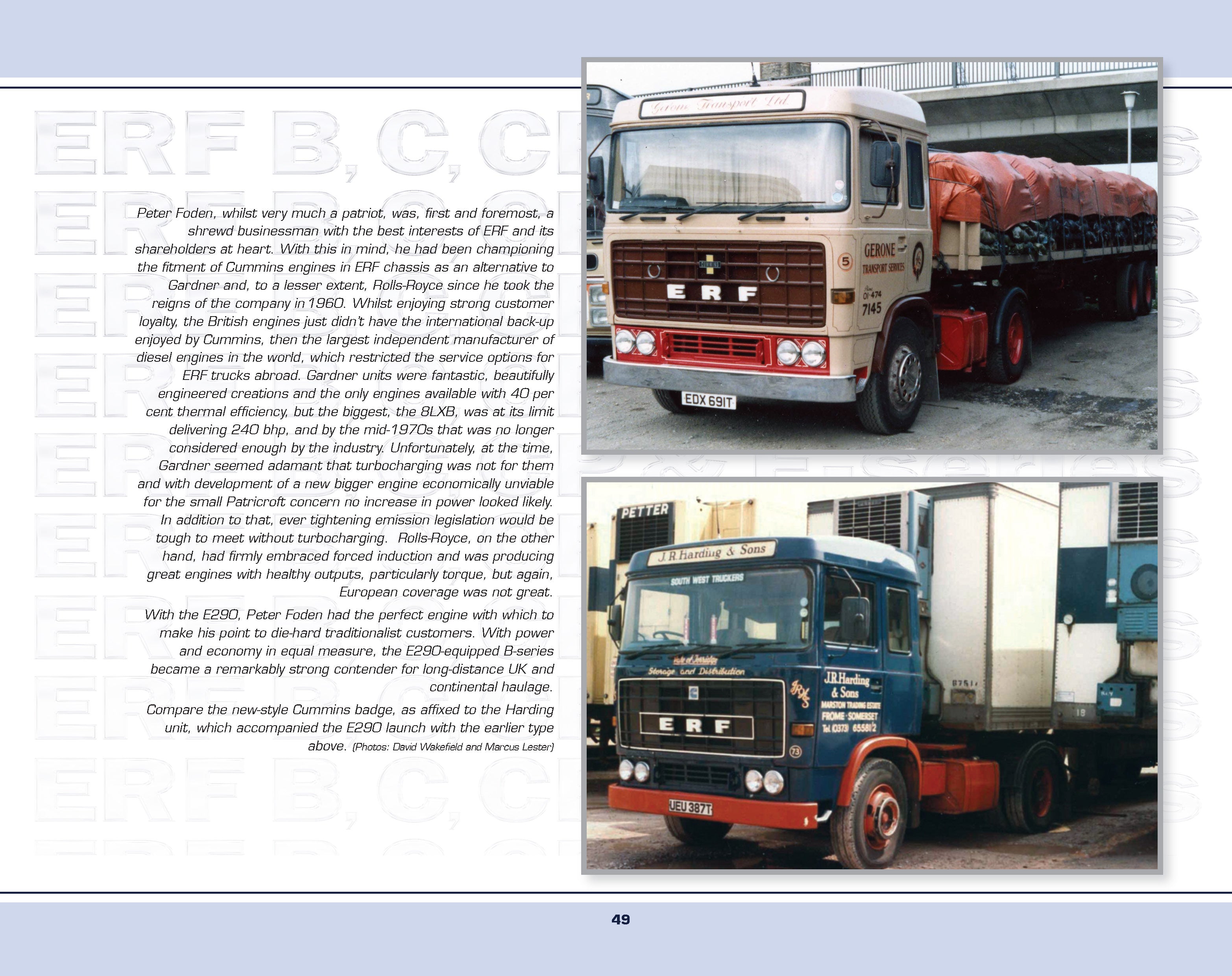 ERF B C, CP & E-Series at Work