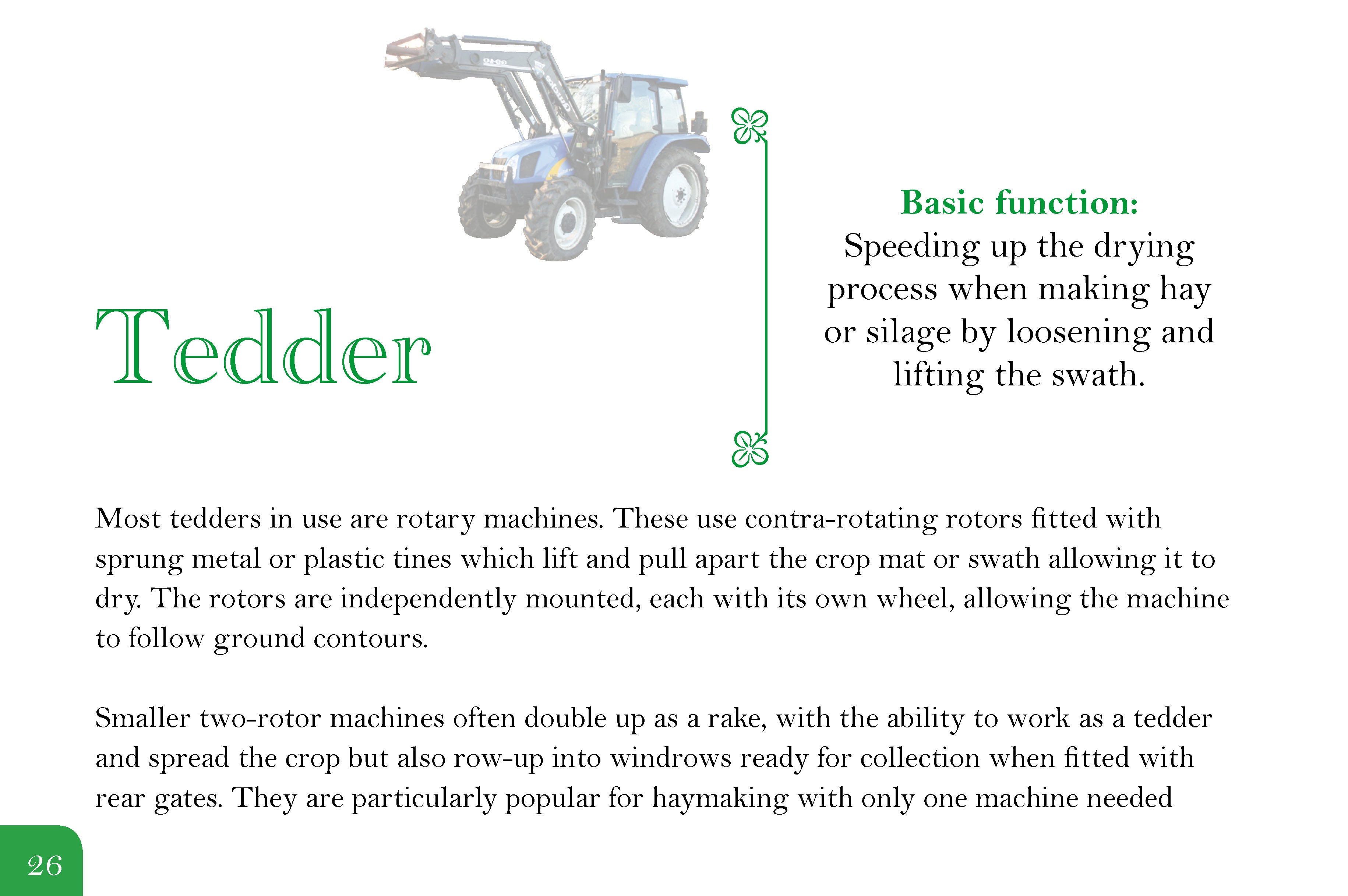 Know Your Farm Machinery