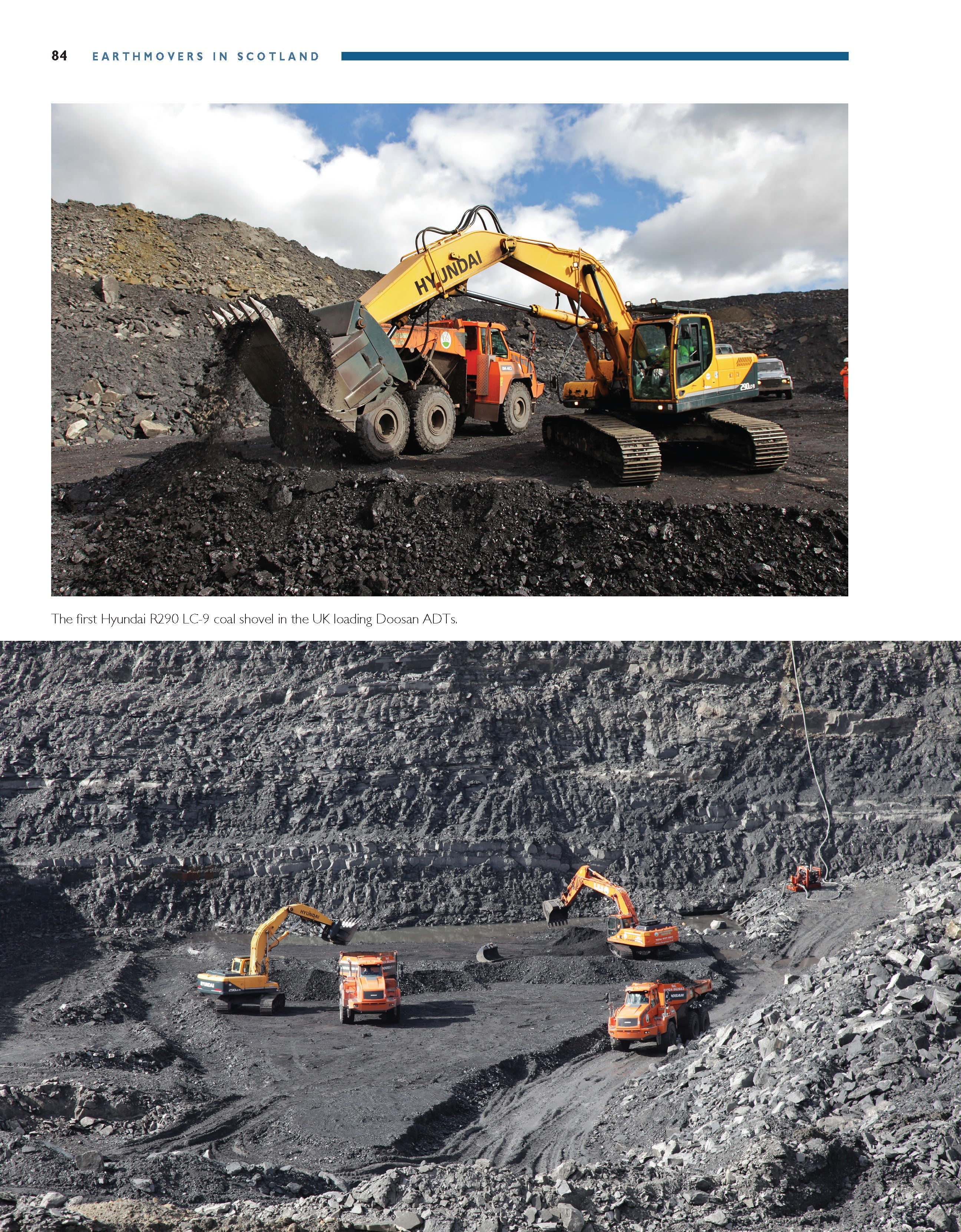 Earthmovers in Scotland: Mining, Quarries, Roads & Forestry