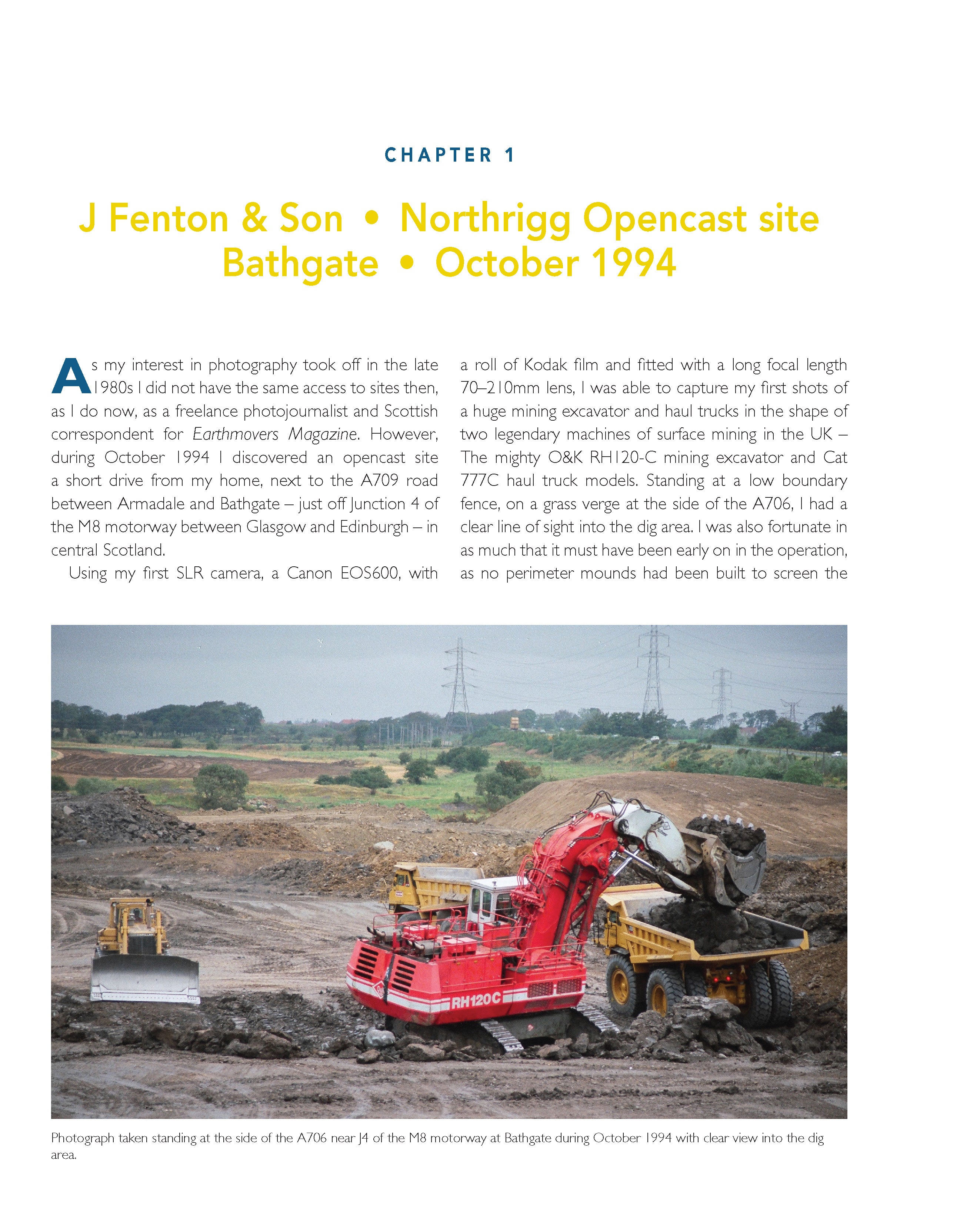 Earthmovers in Scotland: Mining, Quarries, Roads & Forestry