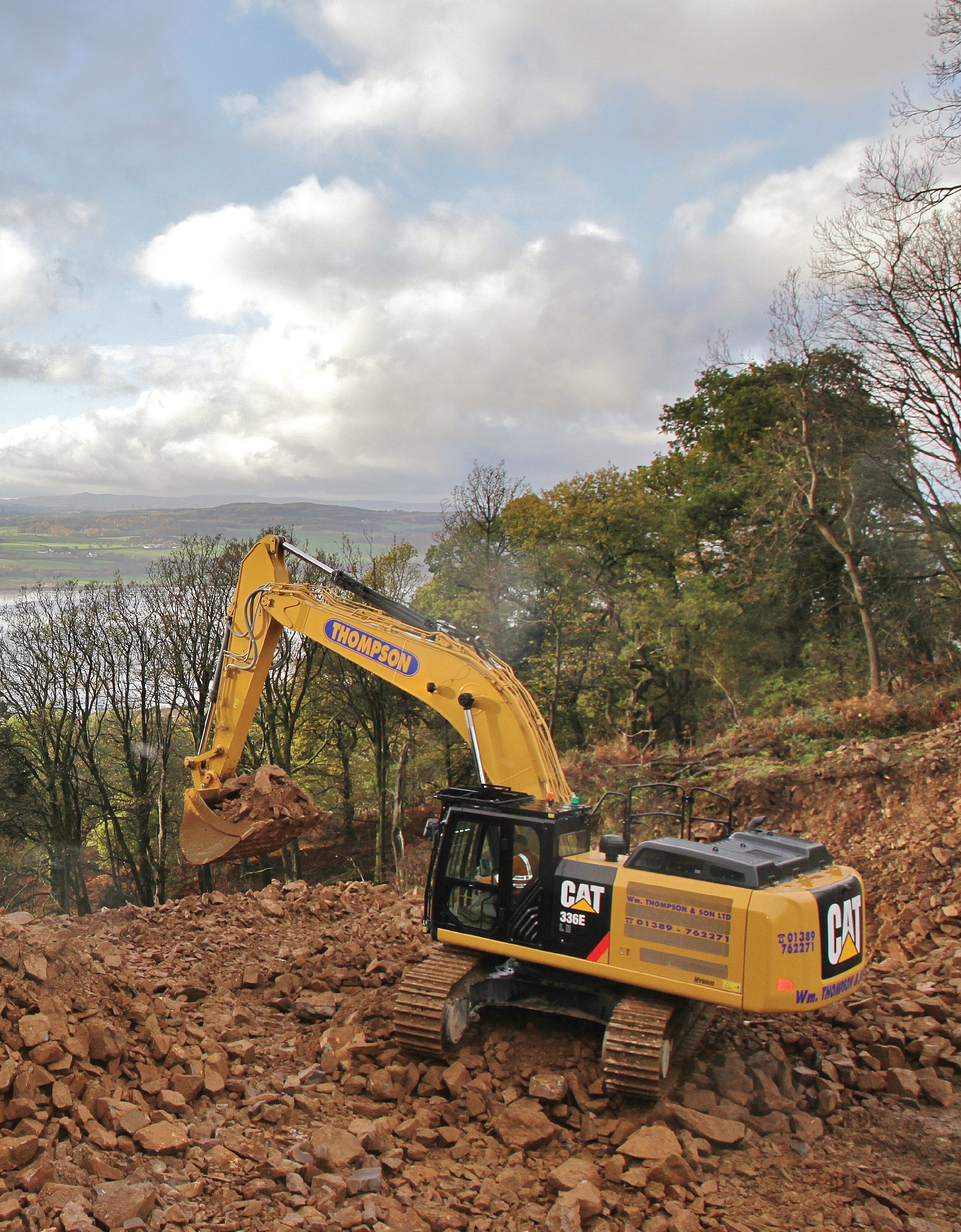 Earthmovers in Scotland: Mining, Quarries, Roads & Forestry