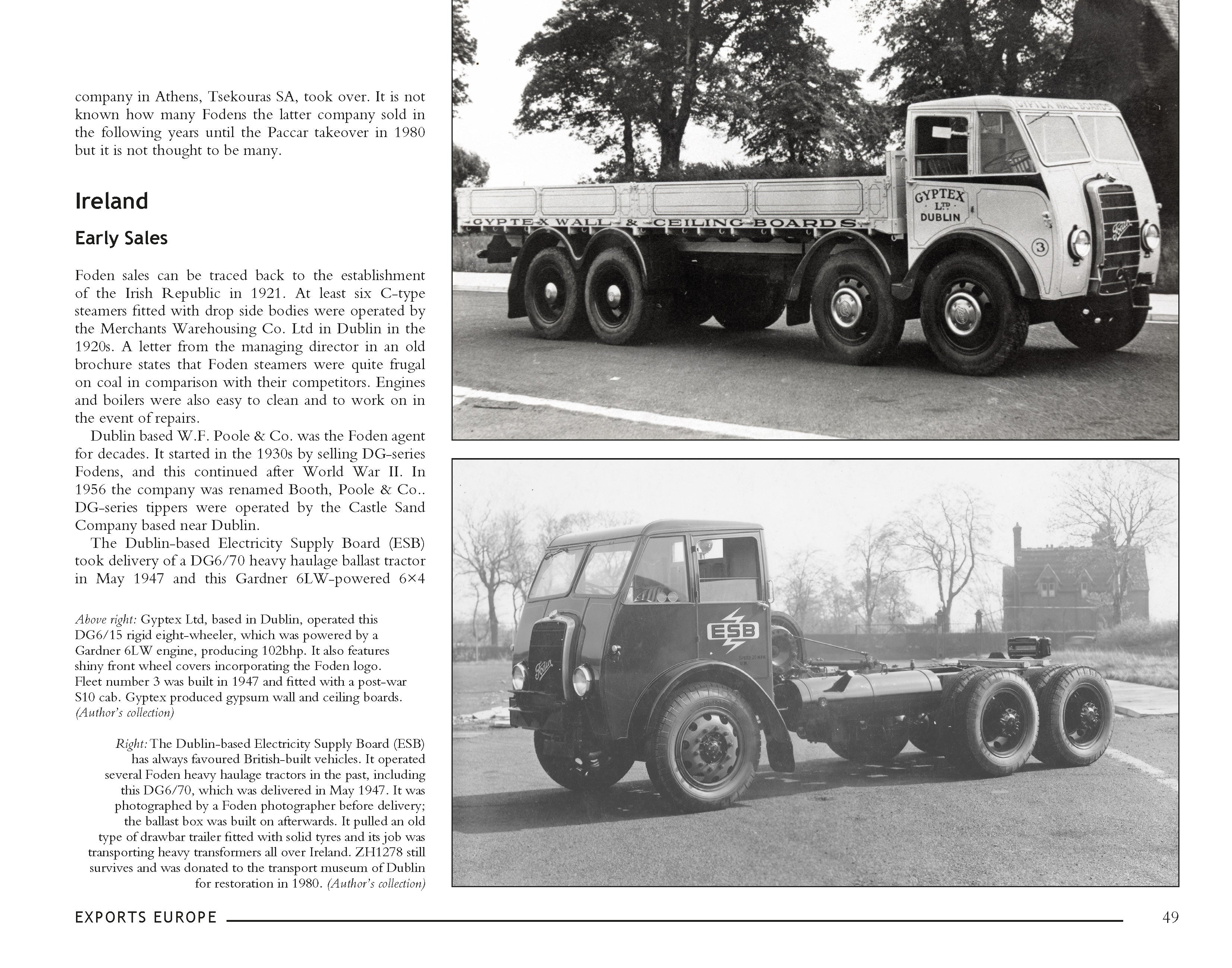 Foden Export Vehicles