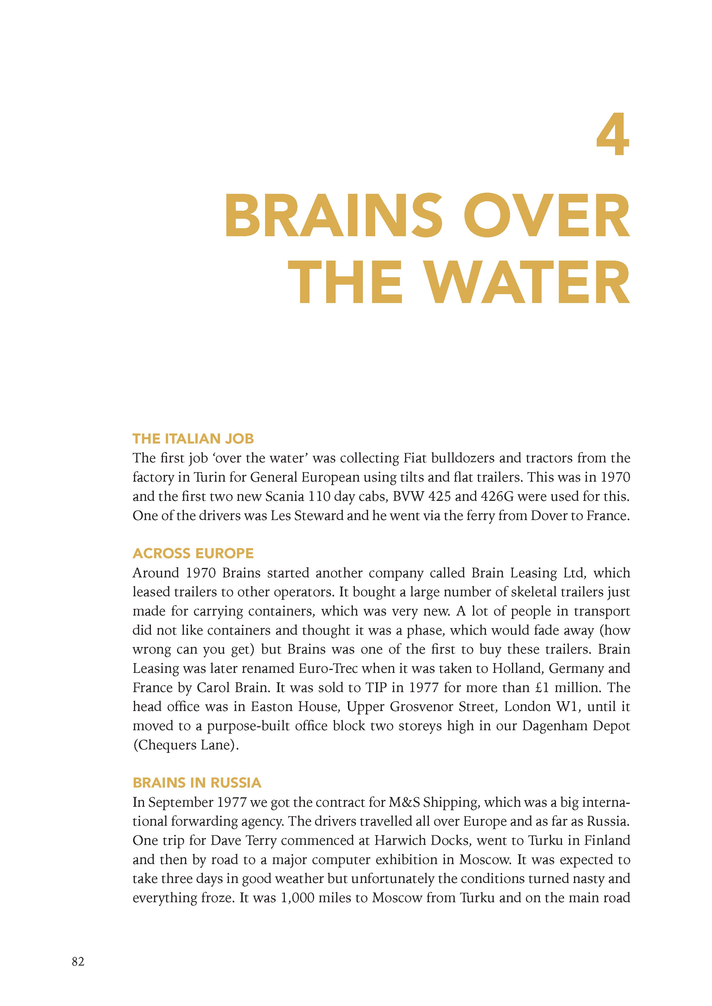 Brain Haulage Ltd: A Company History 1950-1992