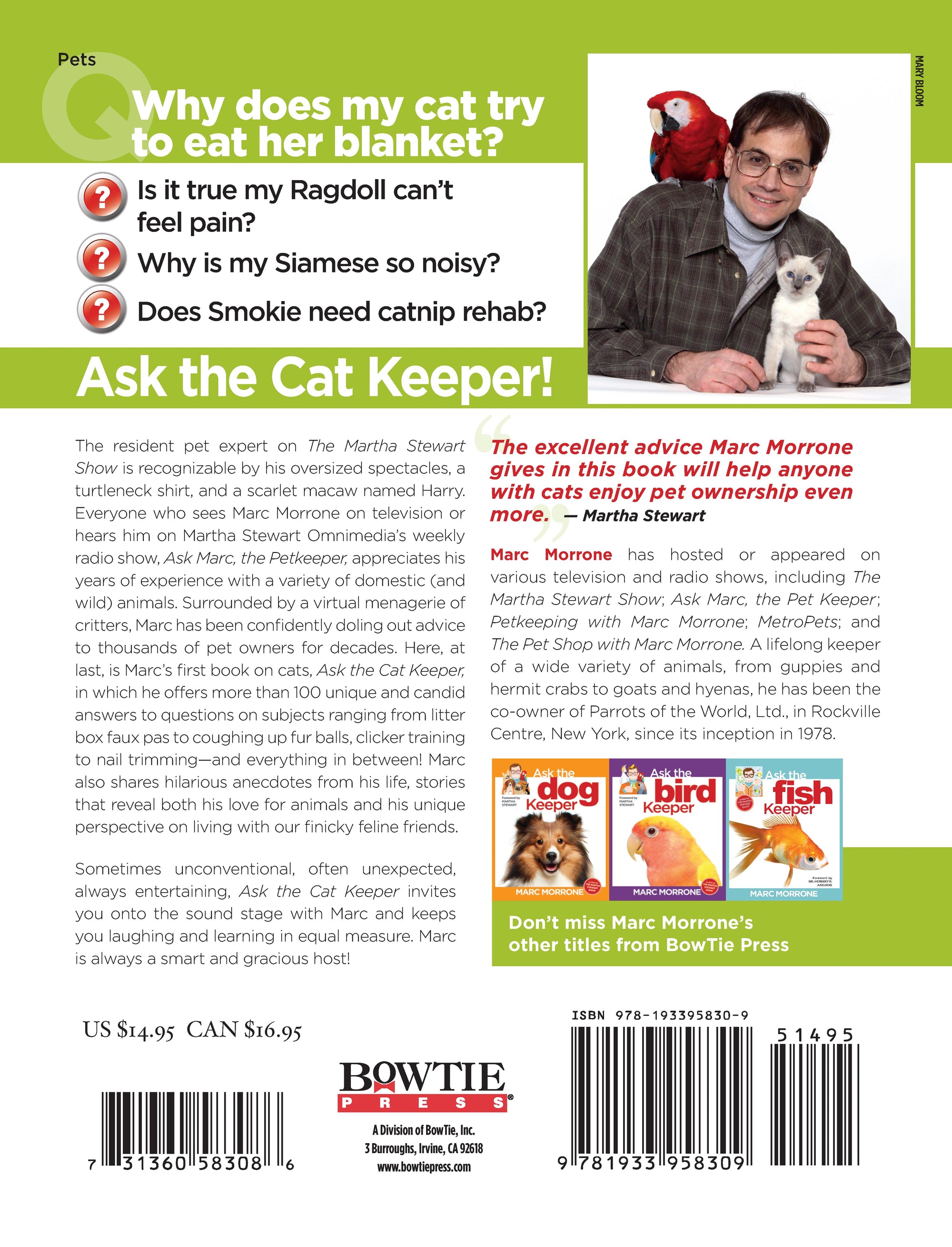 Marc Morrones Ask the Cat Keeper