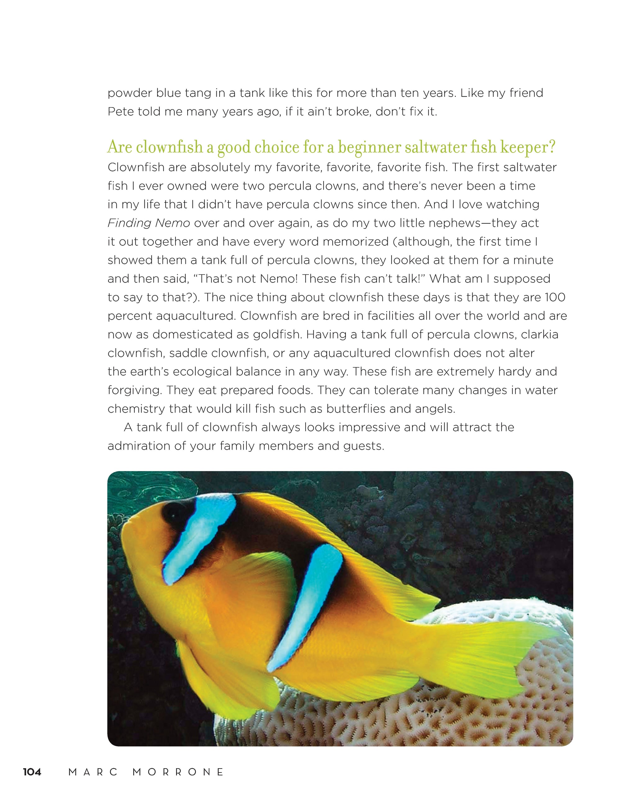 Marc Morrones Ask the Fish Keeper