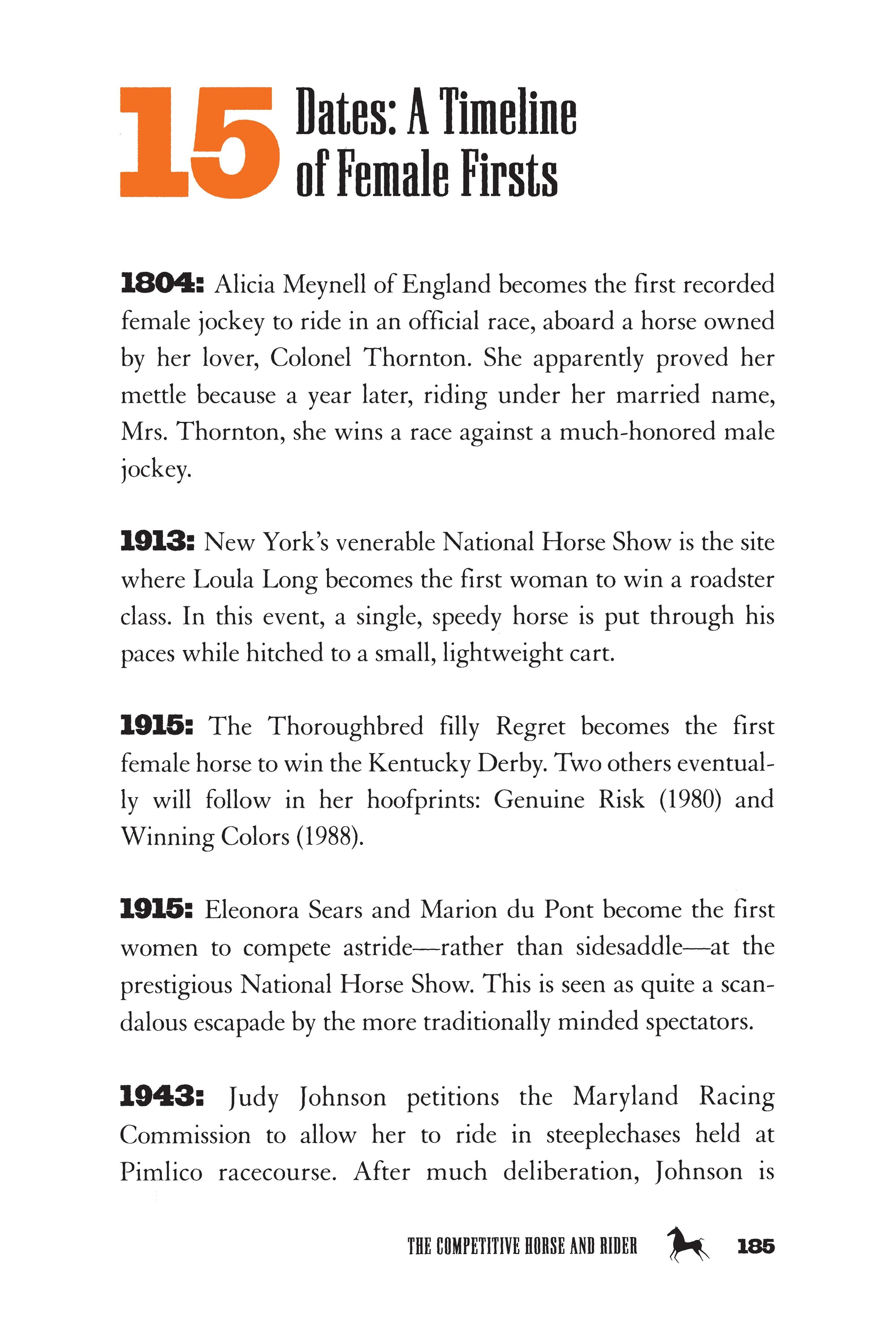 The Horse Book of Lists