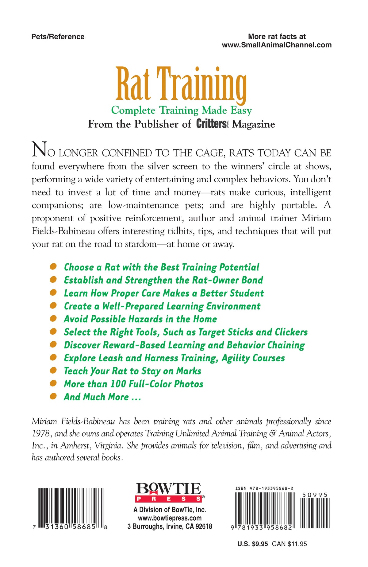 Inside Rat Training – Paperback / softback, ISBN 9781933958682