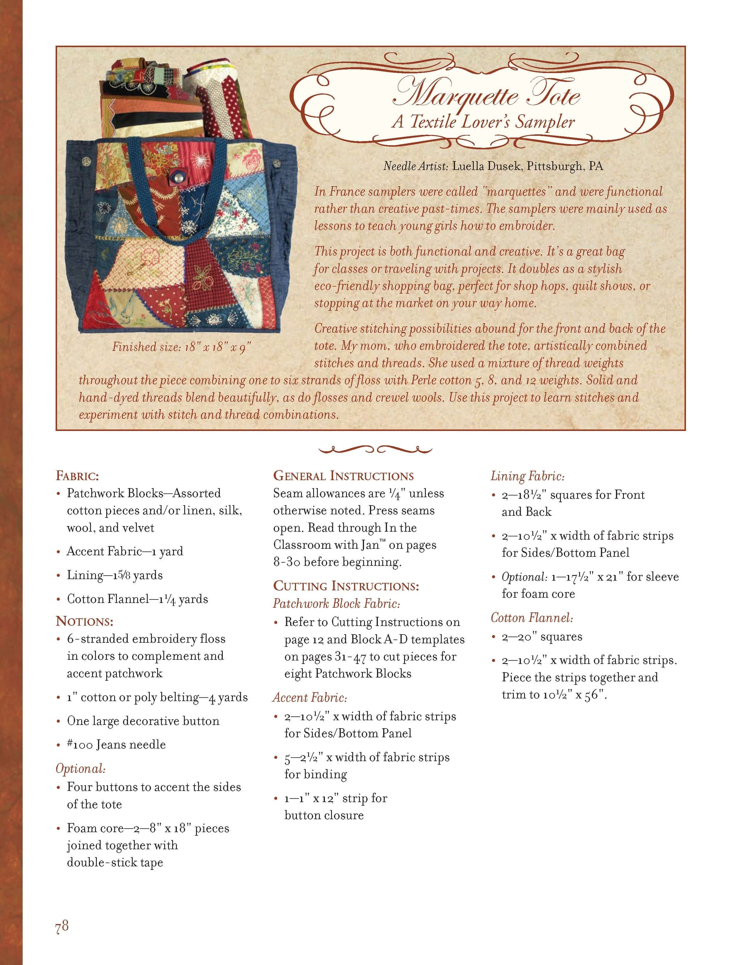 Embroidery & Patchwork Revisited